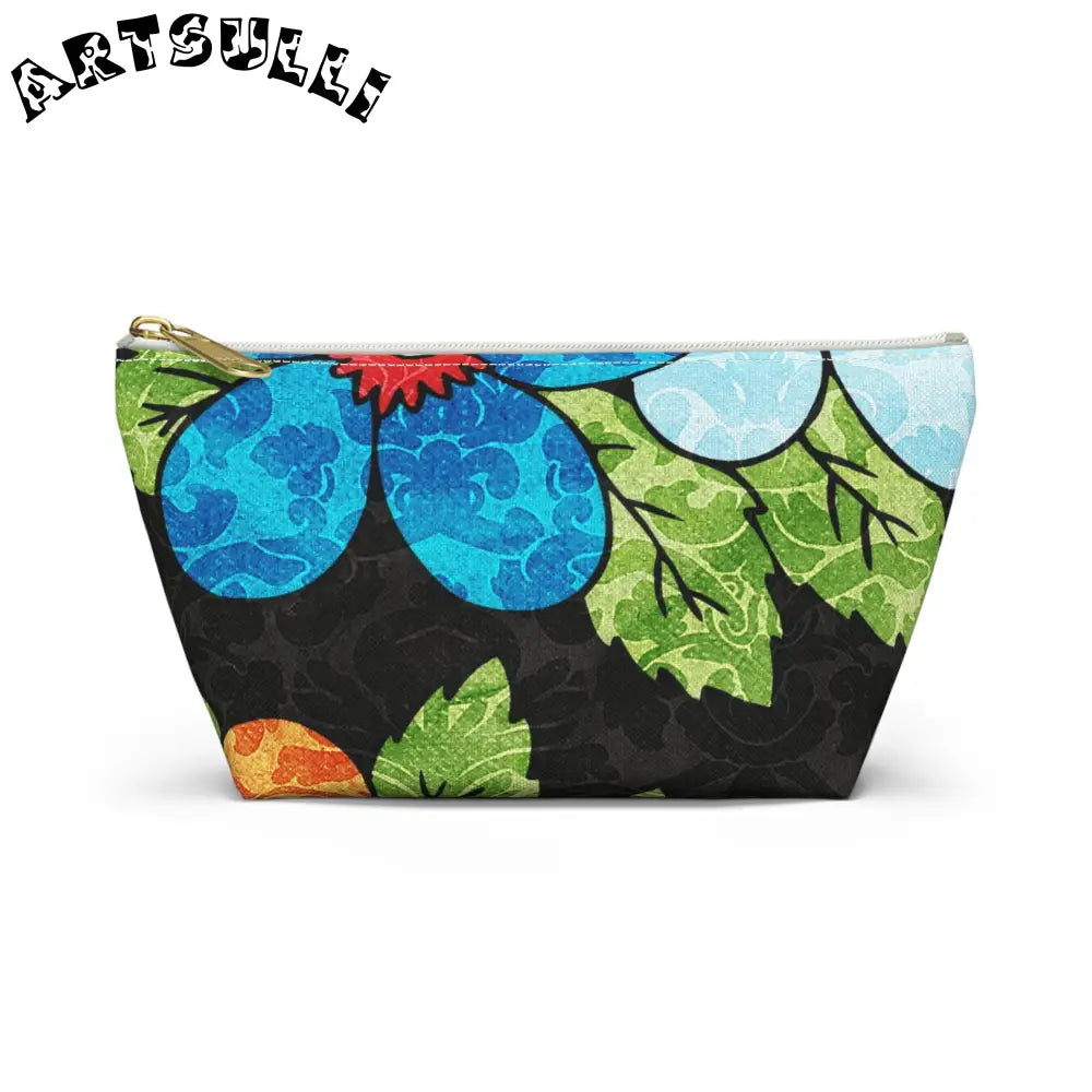 JAKKOUTTHEBXX Groovy Black Floral KL Accessory Pouch 2025
