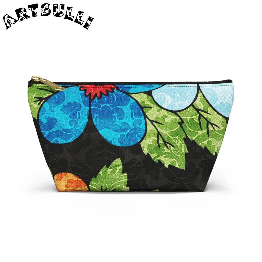 JAKKOUTTHEBXX Groovy Black Floral KL Accessory Pouch 2025