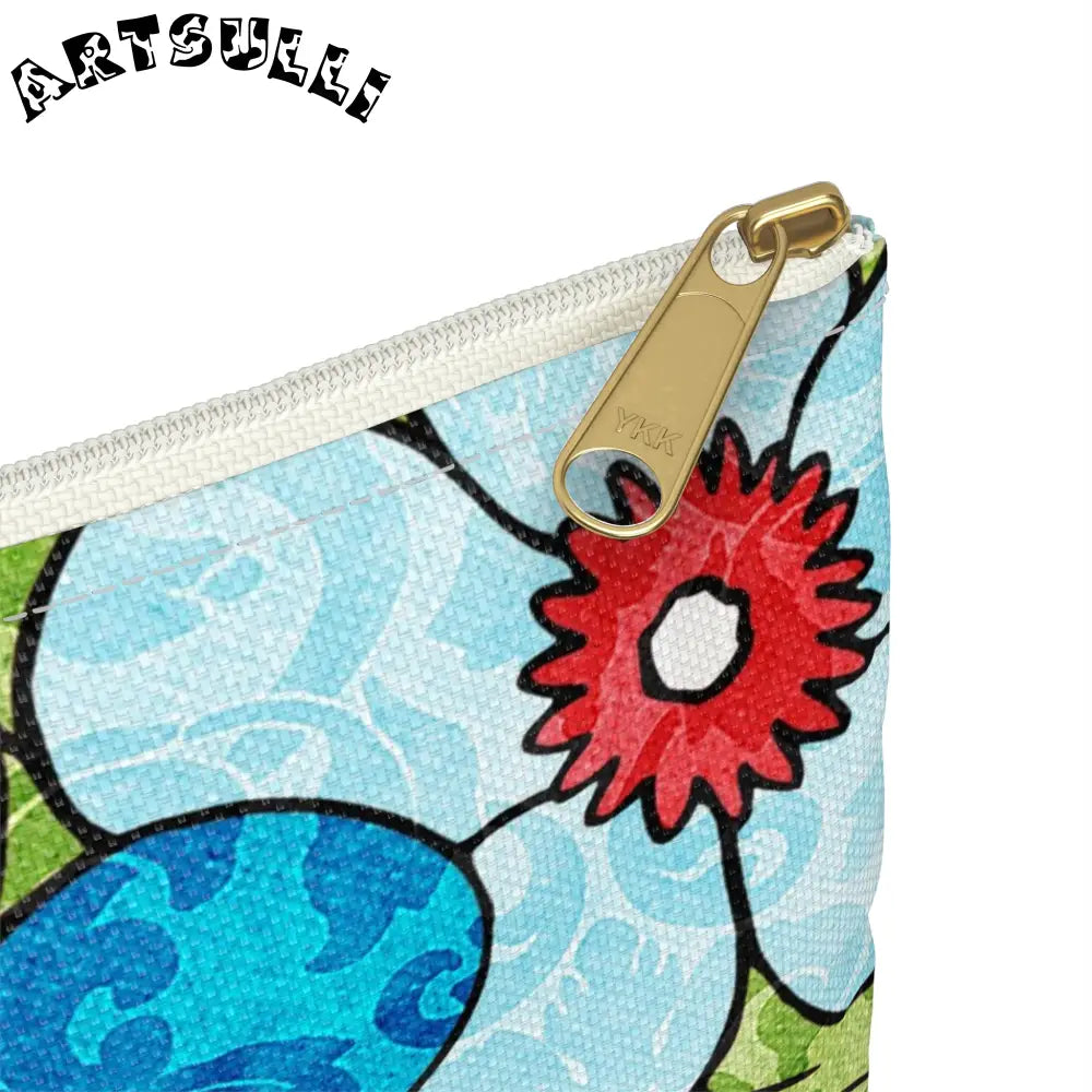 JAKKOUTTHEBXX Groovy Red Floral Flat Pouches 2025