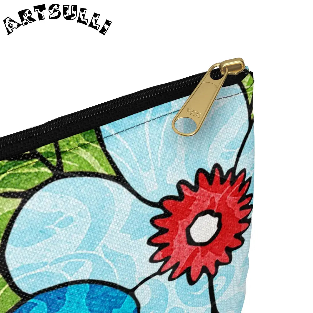 JAKKOUTTHEBXX Groovy Red Floral Flat Pouches 2025