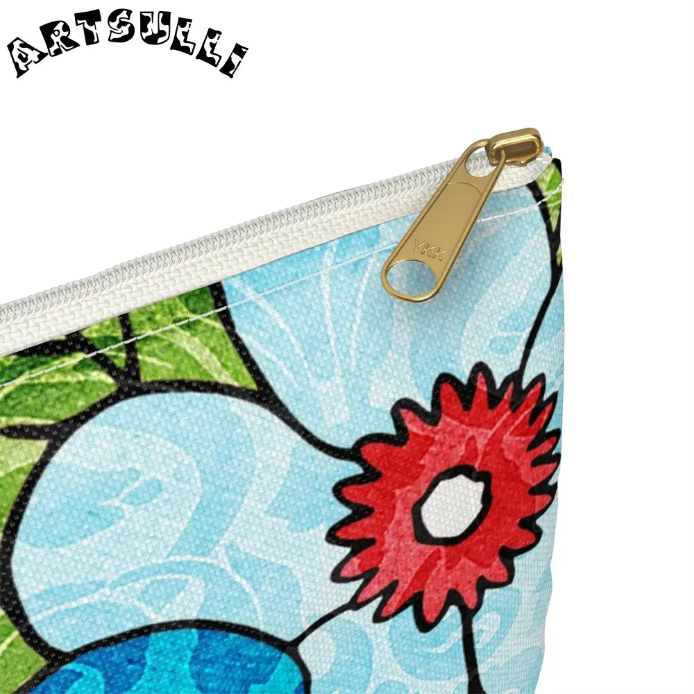 JAKKOUTTHEBXX Groovy Red Floral Flat Pouches 2025