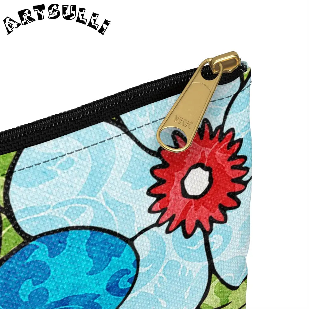 JAKKOUTTHEBXX Groovy Red Floral Flat Pouches 2025
