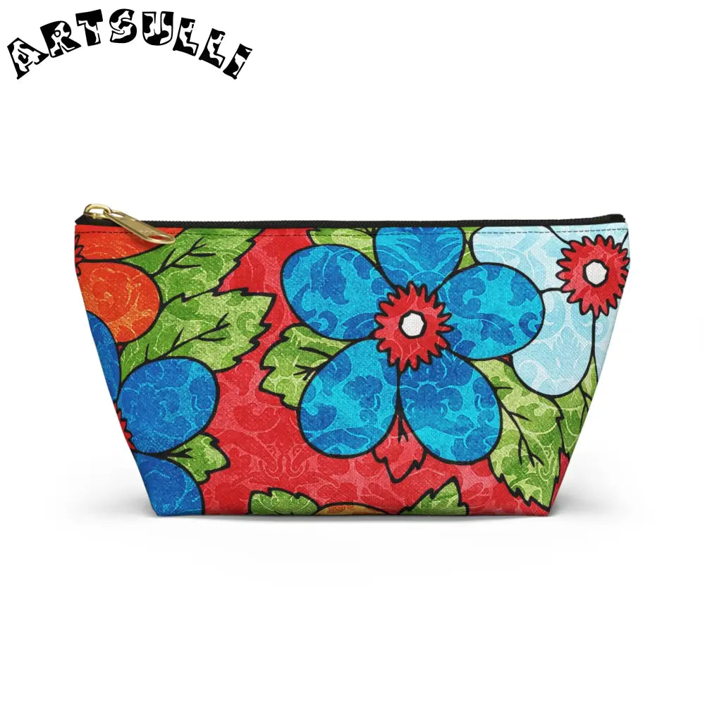 JAKKOUTTHEBXX Groovy Red Floral T-Bottom Pouches 2025