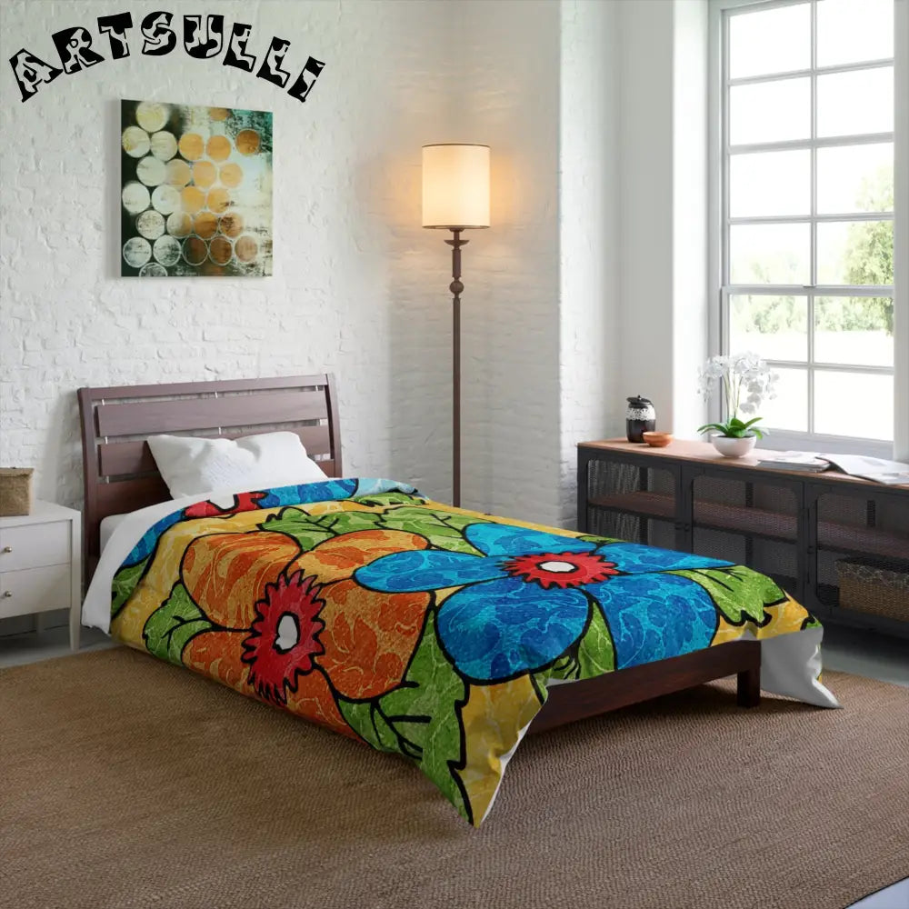 JAKKOUTTHEBXX Groovy Yellow Floral Blanket 2025