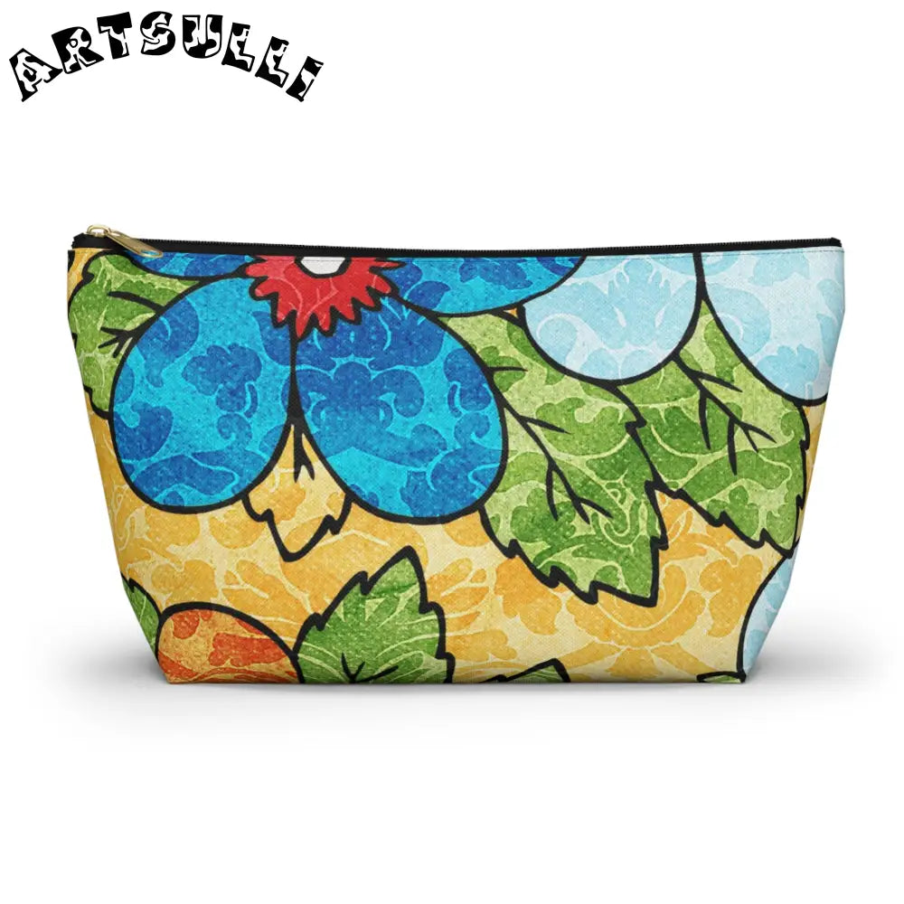 JAKKOUTTHEBXX Groovy Yellow Floral KL Accessory Pouch 2025