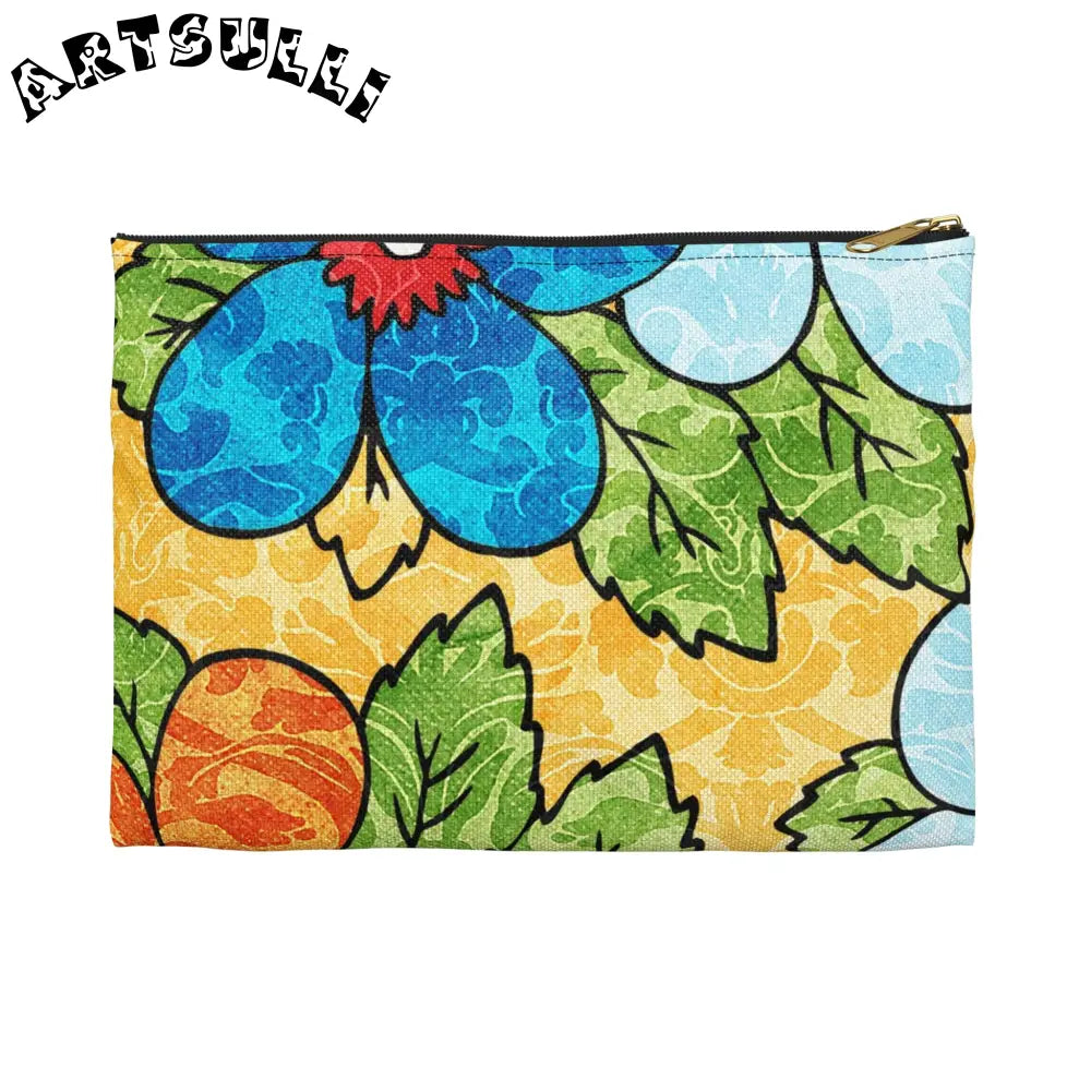 JAKKOUTTHEBXX Groovy Yellow Floral KL Accessory Pouch 2025