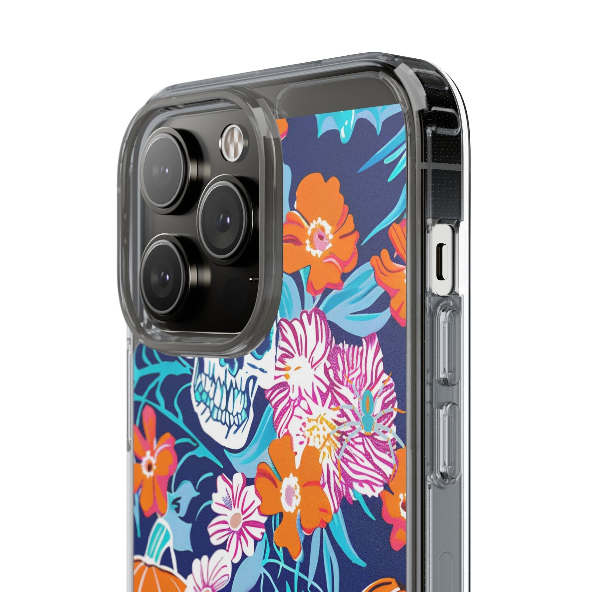 Halloween Floral Clear Case, Artsulli - Art is Long, Life is Short, Phone Case, , , , , , , 