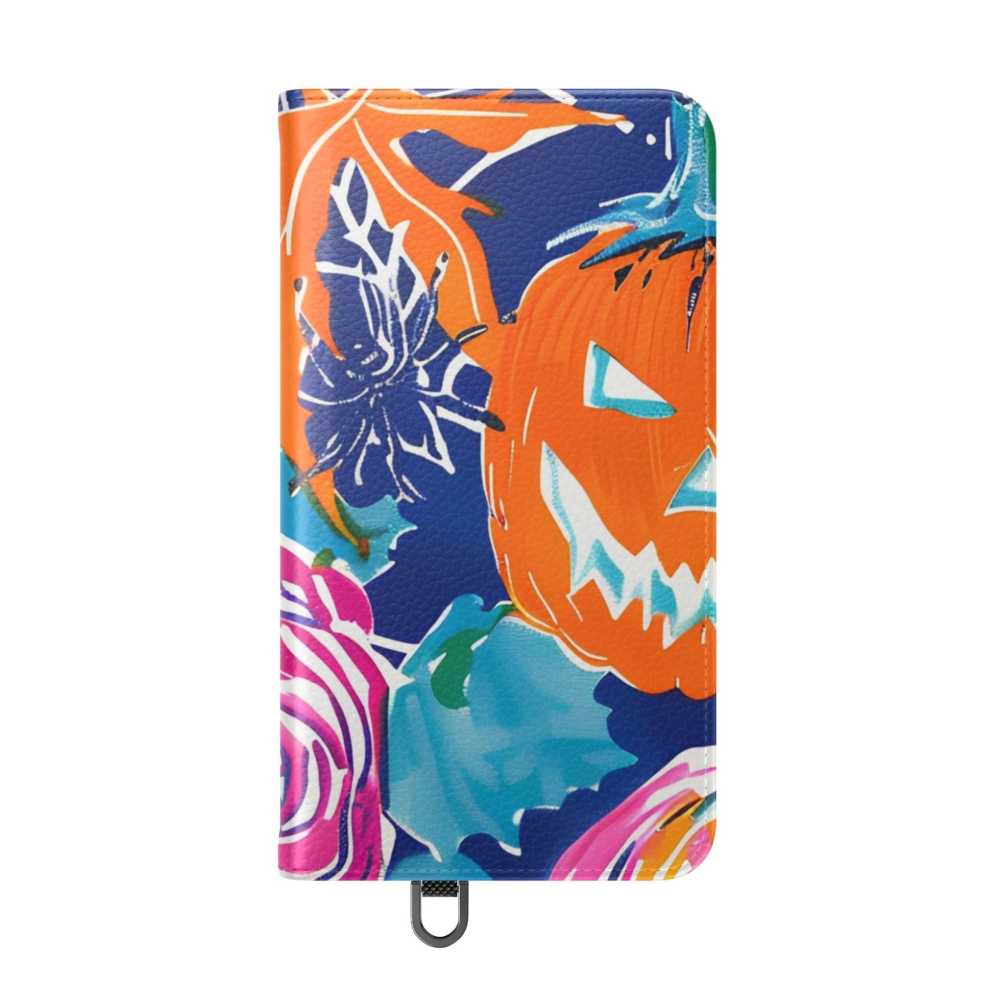 Halloween Pumpkin Floral Flip Case, Artsulli - Art is Long, Life is Short, Phone Case, , , , , , , 