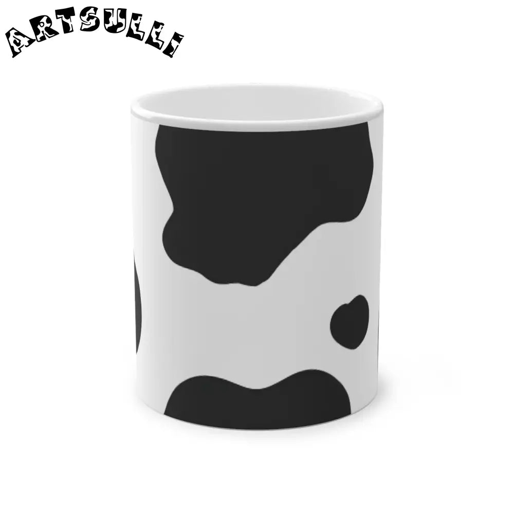 Heat Sensitive Black Ceramic Magic Coffee Mug, Artsulli - Art is Long, Life is Short, Mug, , , , , , , 