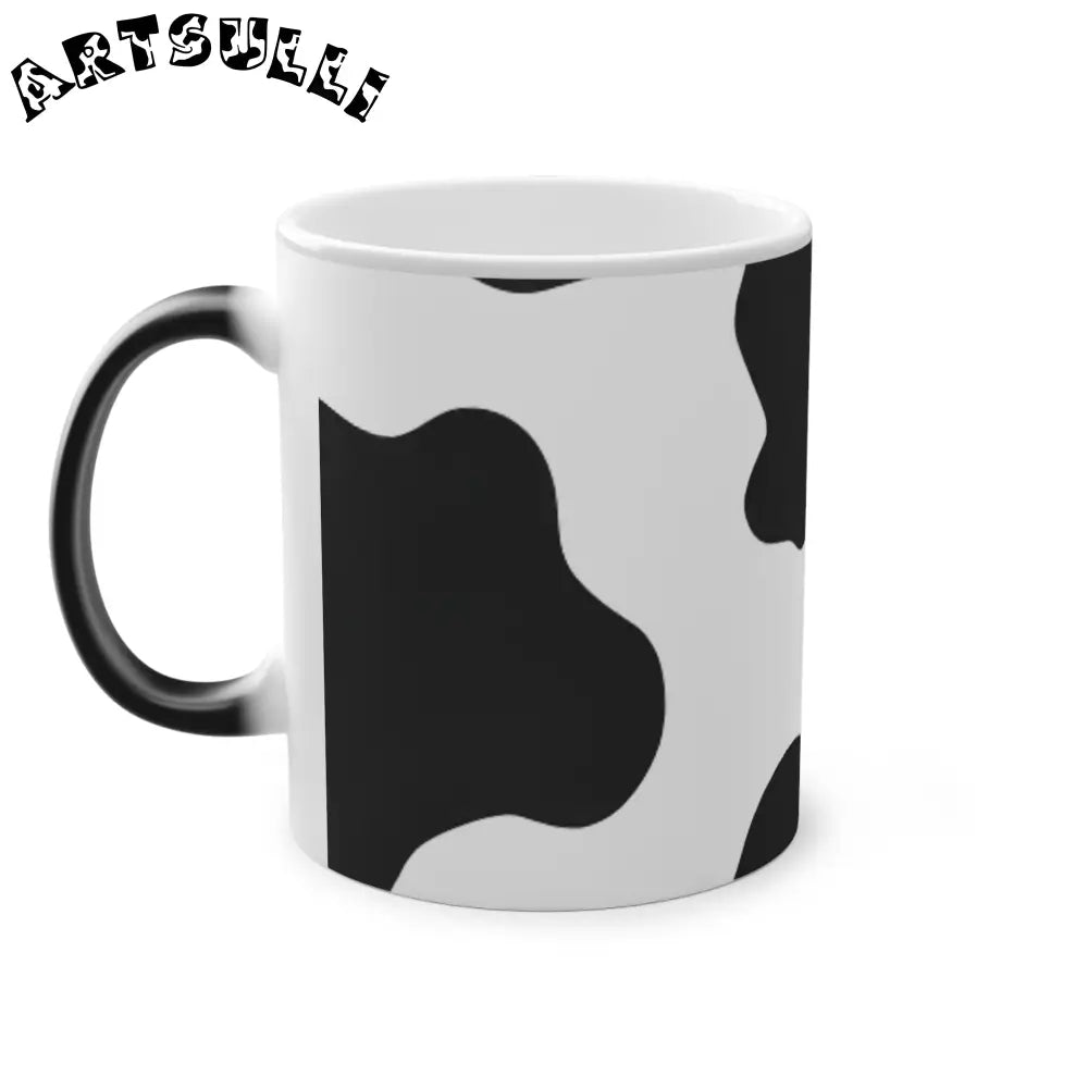 Heat Sensitive Black Ceramic Magic Coffee Mug, Artsulli - Art is Long, Life is Short, Mug, , , , , , , 