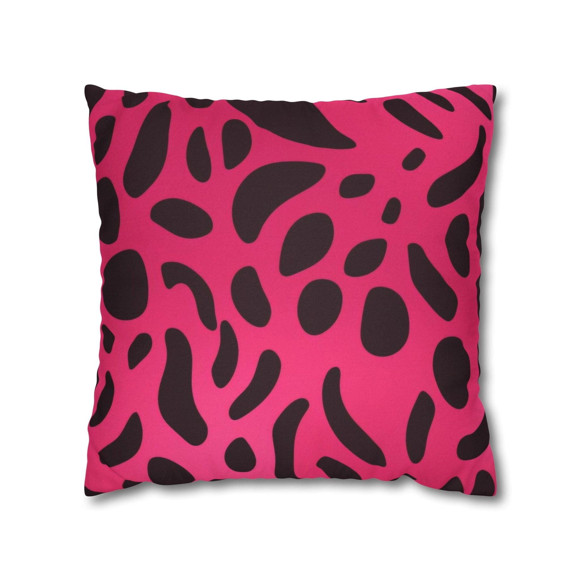 Hot Pink Abstract Spot Throw Pillow, Artsulli - Art is Long, Life is Short, Home Decor, Size, 18" × 18", , , , , 11513385644489946185