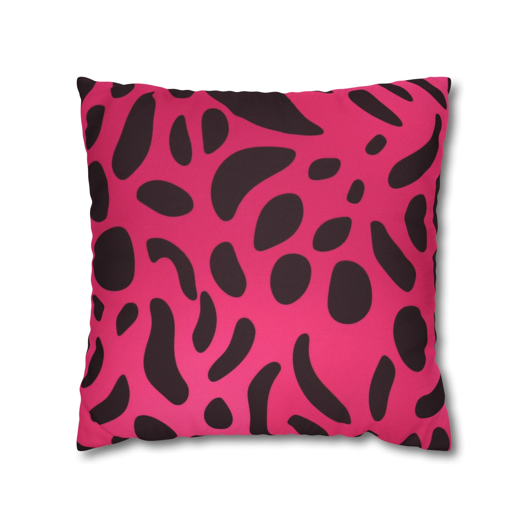 Hot Pink Abstract Spot Throw Pillow, Artsulli - Art is Long, Life is Short, Home Decor, Size, 18" × 18", , , , , 11513385644489946185