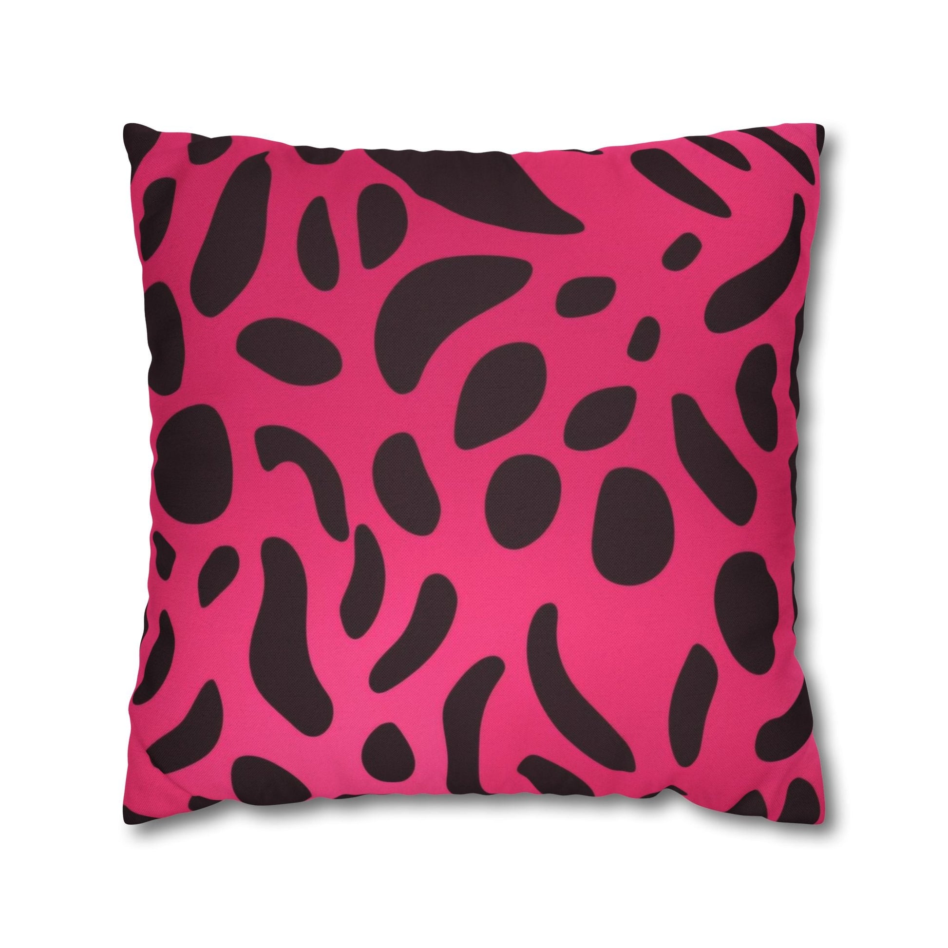 Hot Pink Abstract Spot Throw Pillow, Artsulli - Art is Long, Life is Short, Home Decor, Size, 20" × 20", , , , , 13047742183486848339