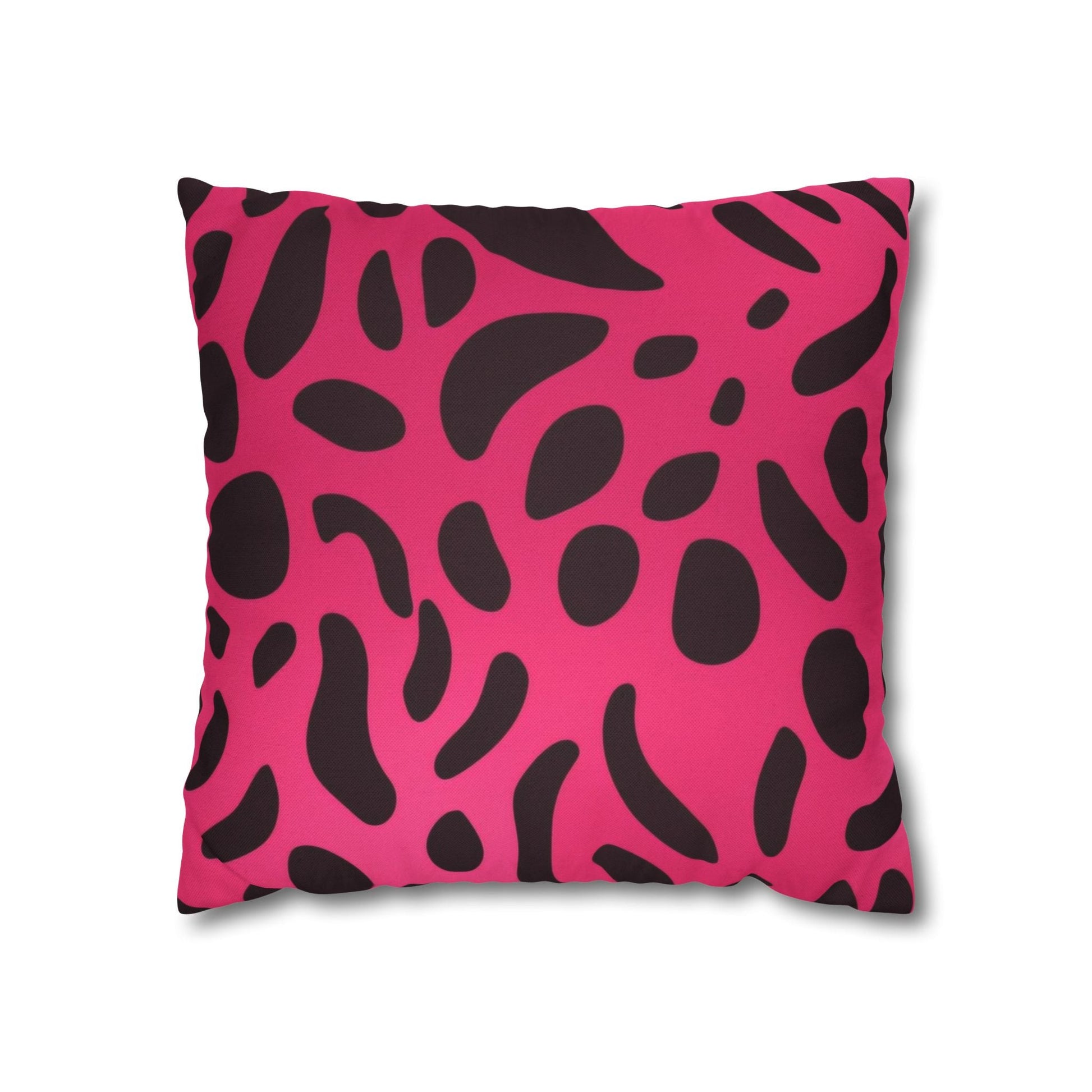 Hot Pink Abstract Spot Throw Pillow, Artsulli - Art is Long, Life is Short, Home Decor, Size, 16" × 16", , , , , 27632435198033301748