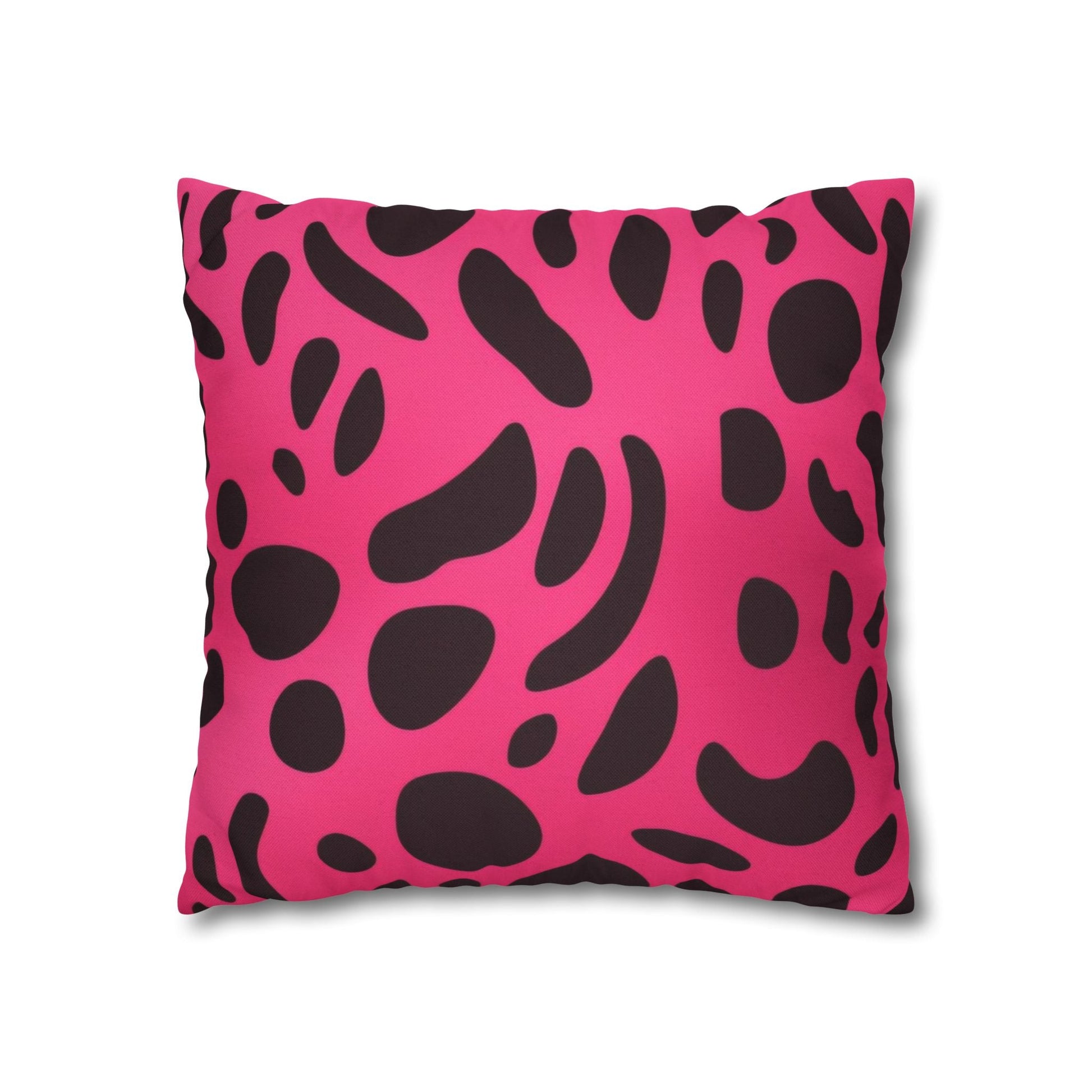 Hot Pink Abstract Spot Throw Pillow, Artsulli - Art is Long, Life is Short, Home Decor, , , , , , , 