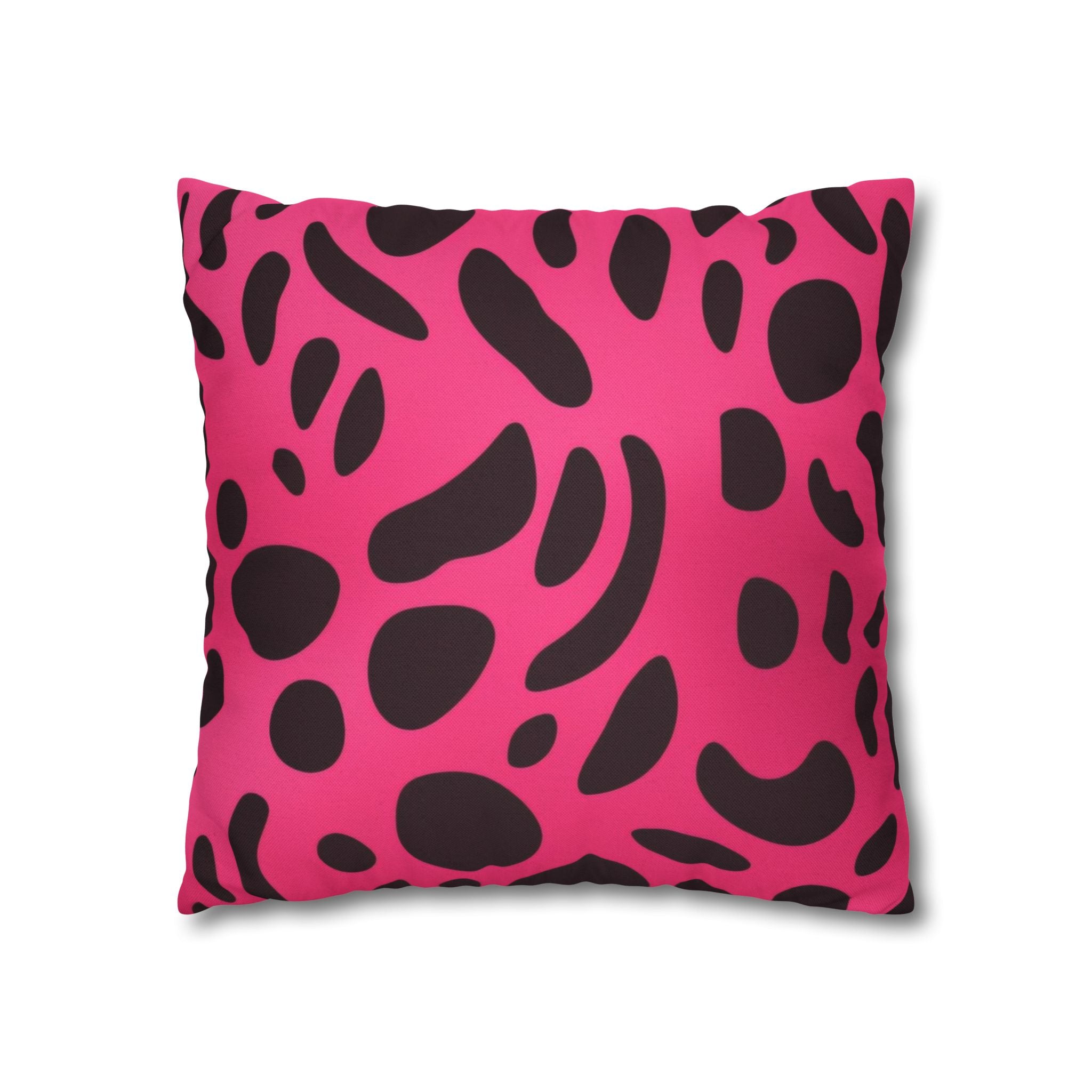 Hot Pink Abstract Spot Throw Pillow, Artsulli - Art is Long, Life is Short, Home Decor, , , , , , , 