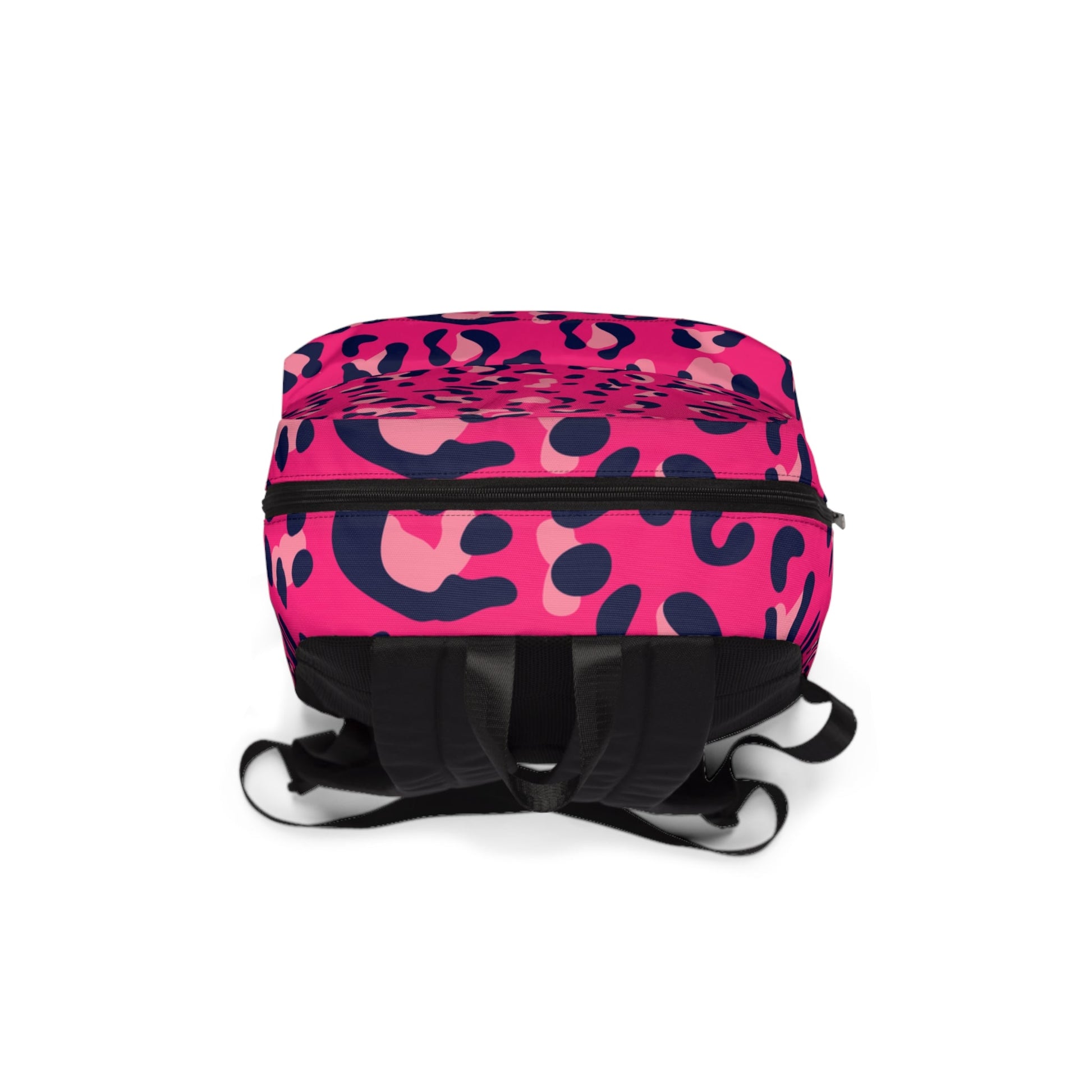 Hot Pink Leopard Print Backpack, Artsulli - Art is Long, Life is Short, Bags, , , , , , , 