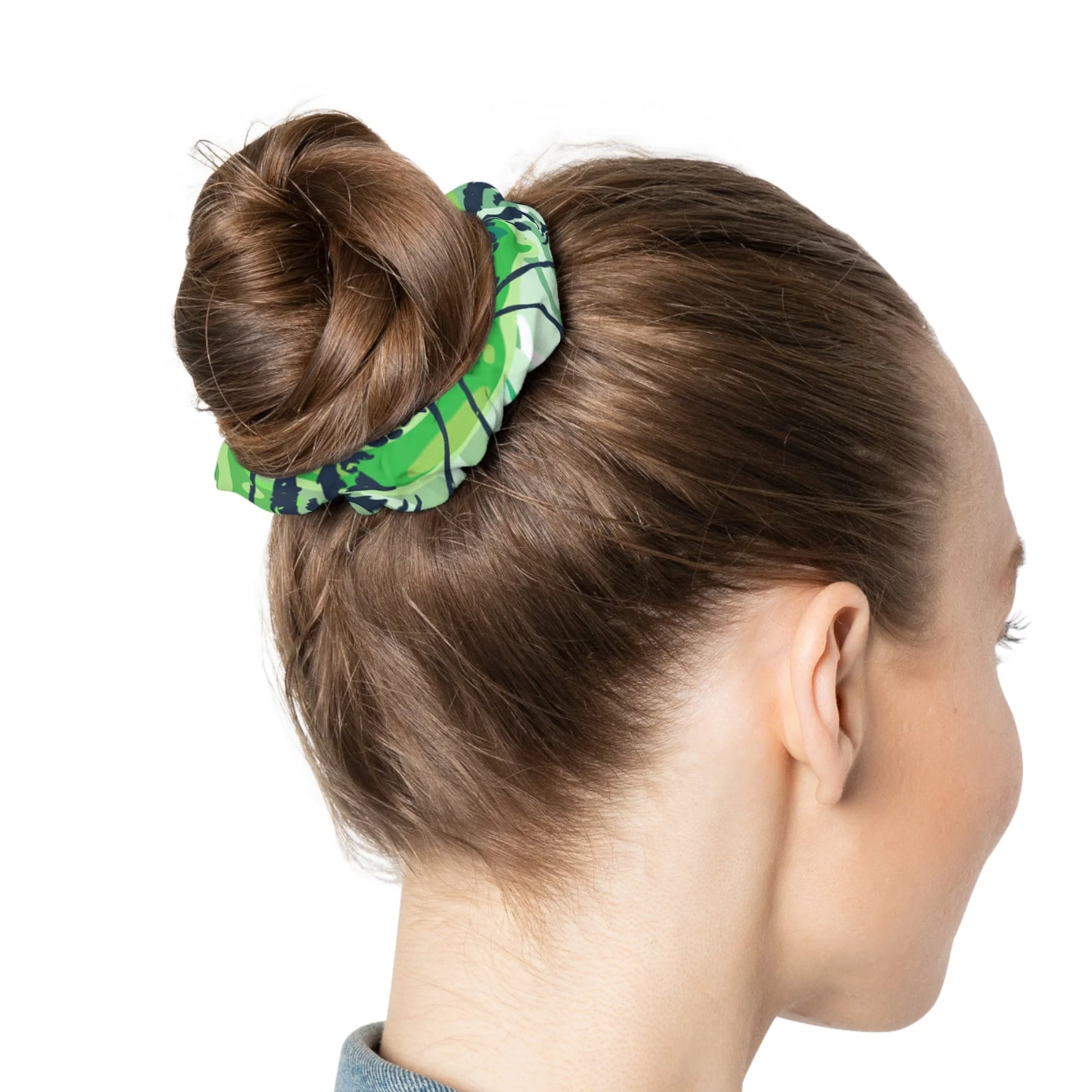 Jungle Tigers Green Scrunchie, Artsulli - Art is Long, Life is Short, Accessories, , , , , , , 
