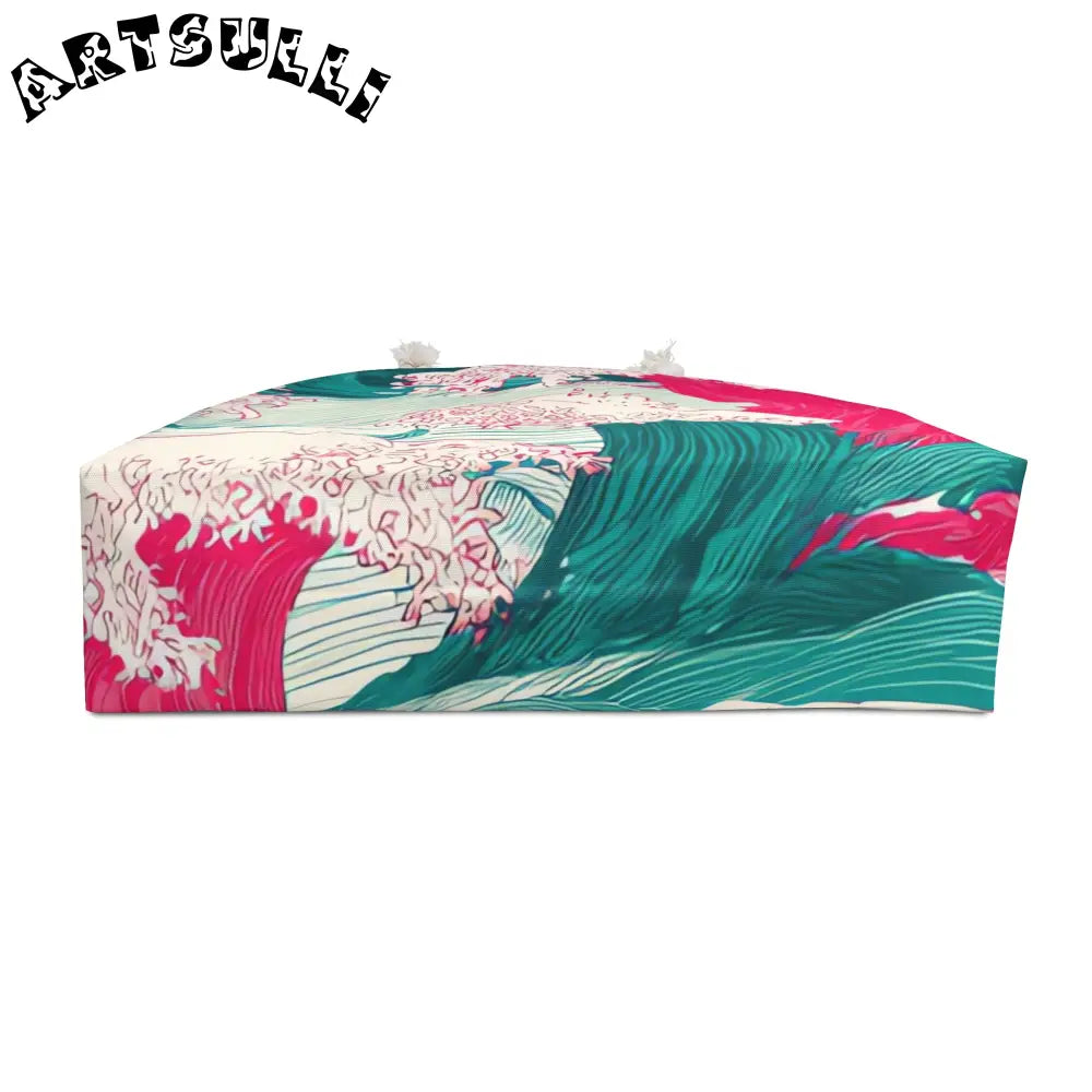 Kawaii Storm Silk Oversized Weekender Tote, Artsulli - Art is Long, Life is Short, Bags, , , , , , , 