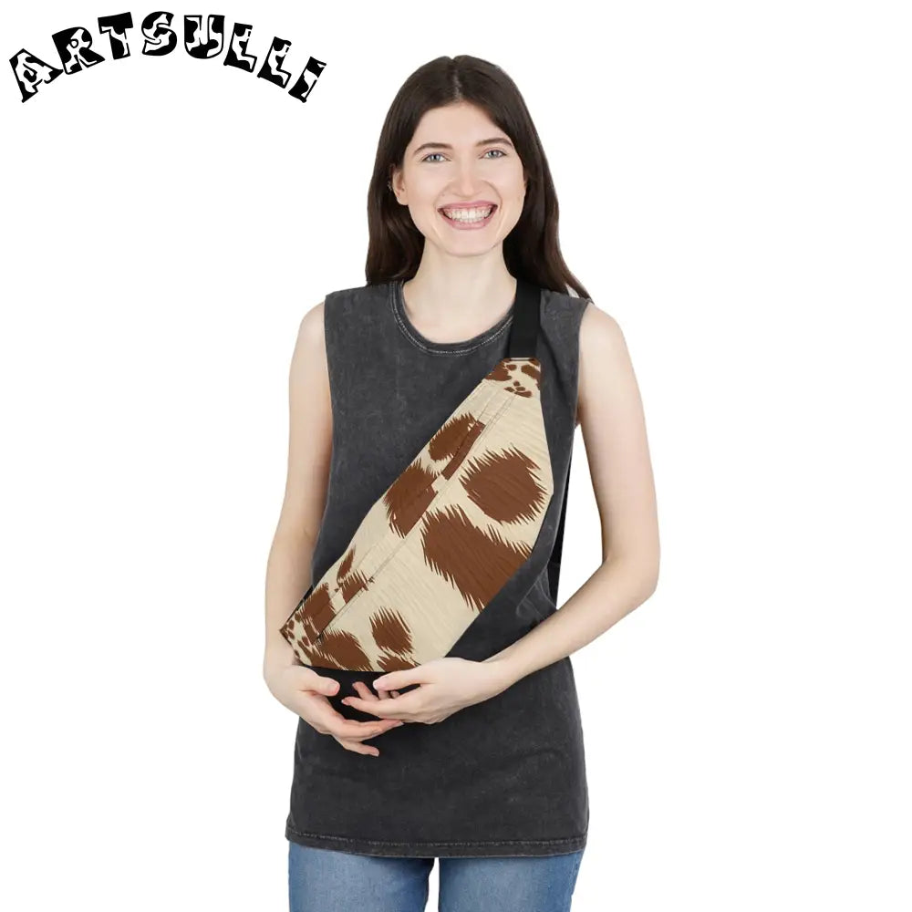 JAKKOUTTHEBXX Cow Print Fanny Pack 2025