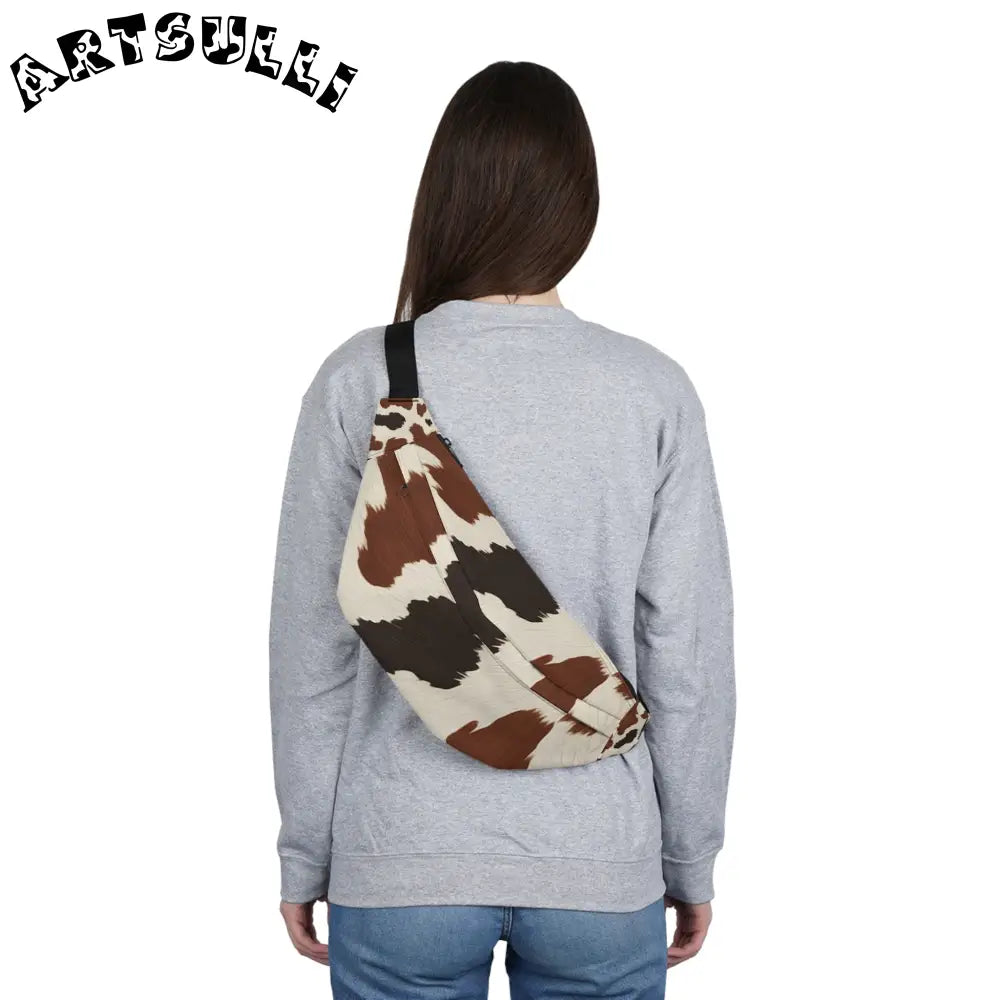 JAKKOUTTHEBXX Cow Print Fanny Pack 2025
