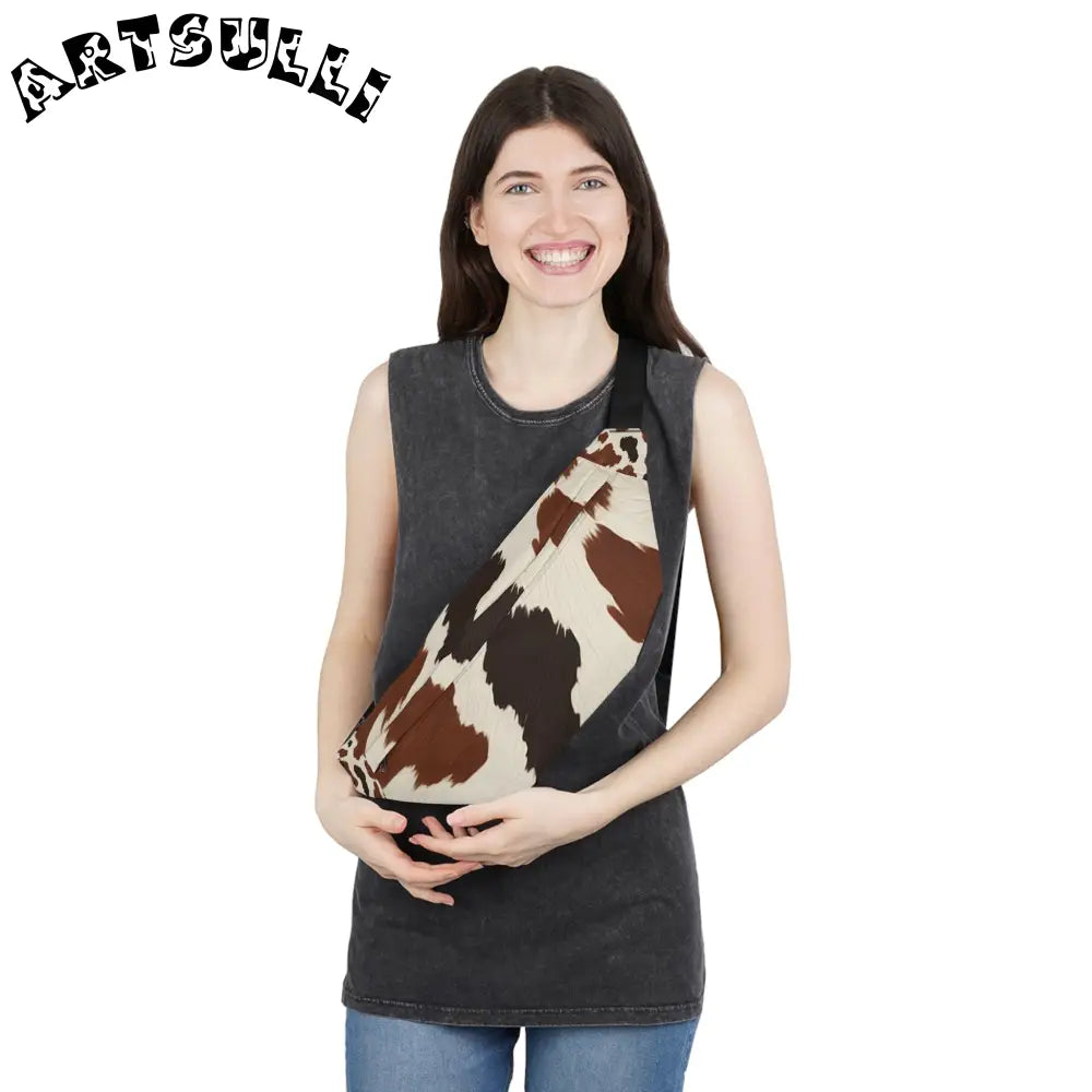 JAKKOUTTHEBXX Cow Print Fanny Pack 2025