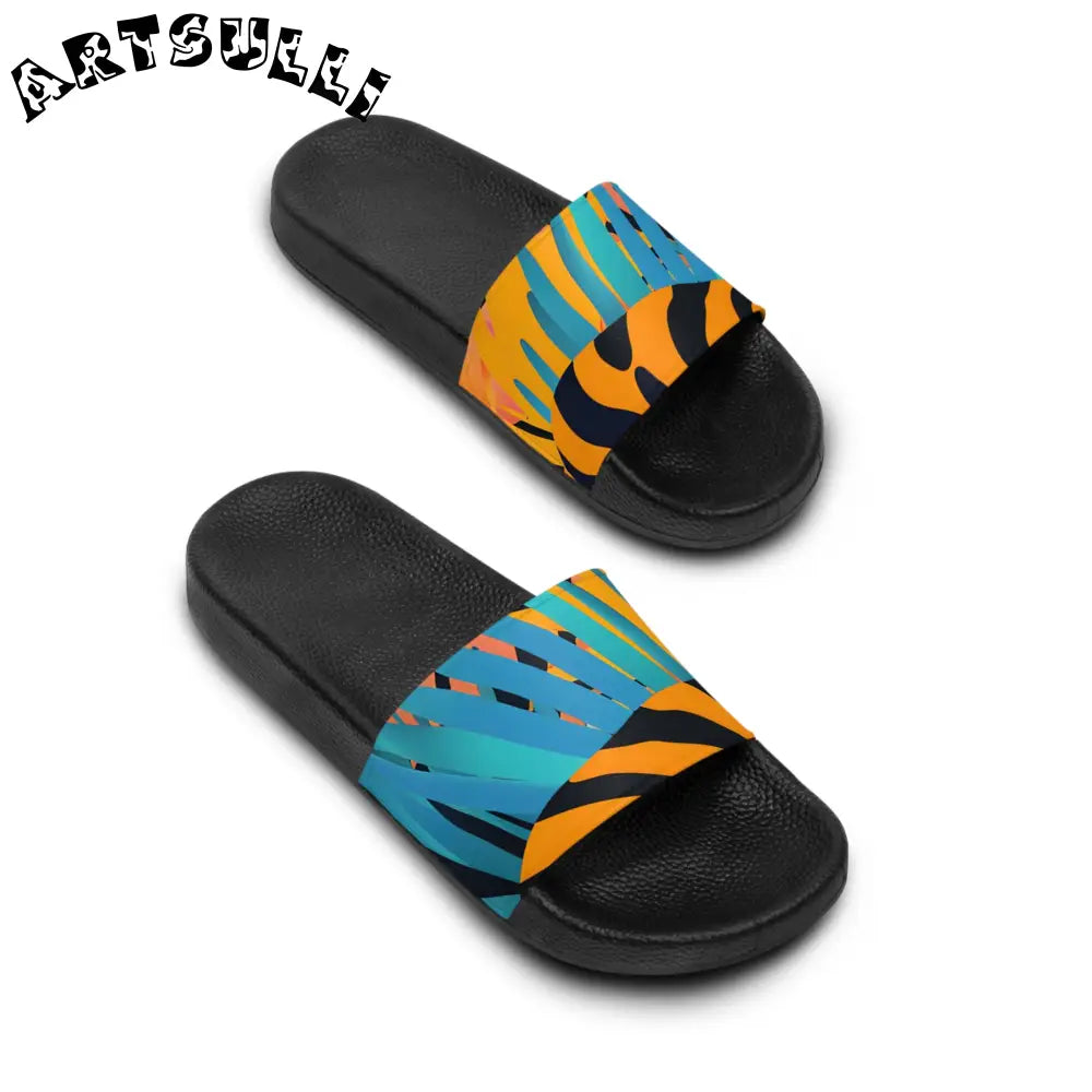 JAKKOUTTHEBXX Leaves x Tiger Custom Touch Men’s Slides 2025