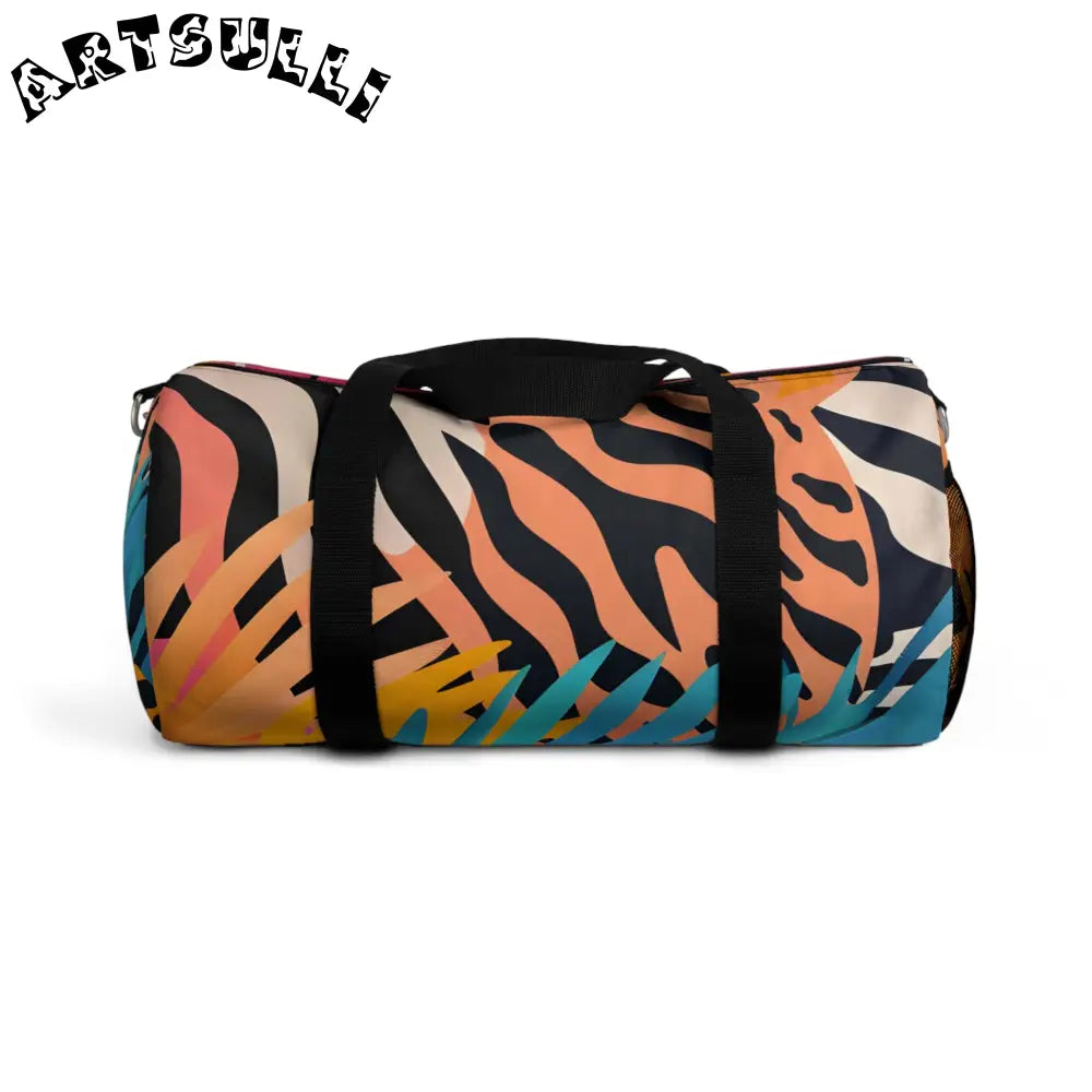 JAKKOUTTHEBXX Leaves x Zebra Custom Printed Duffel Bag 2025