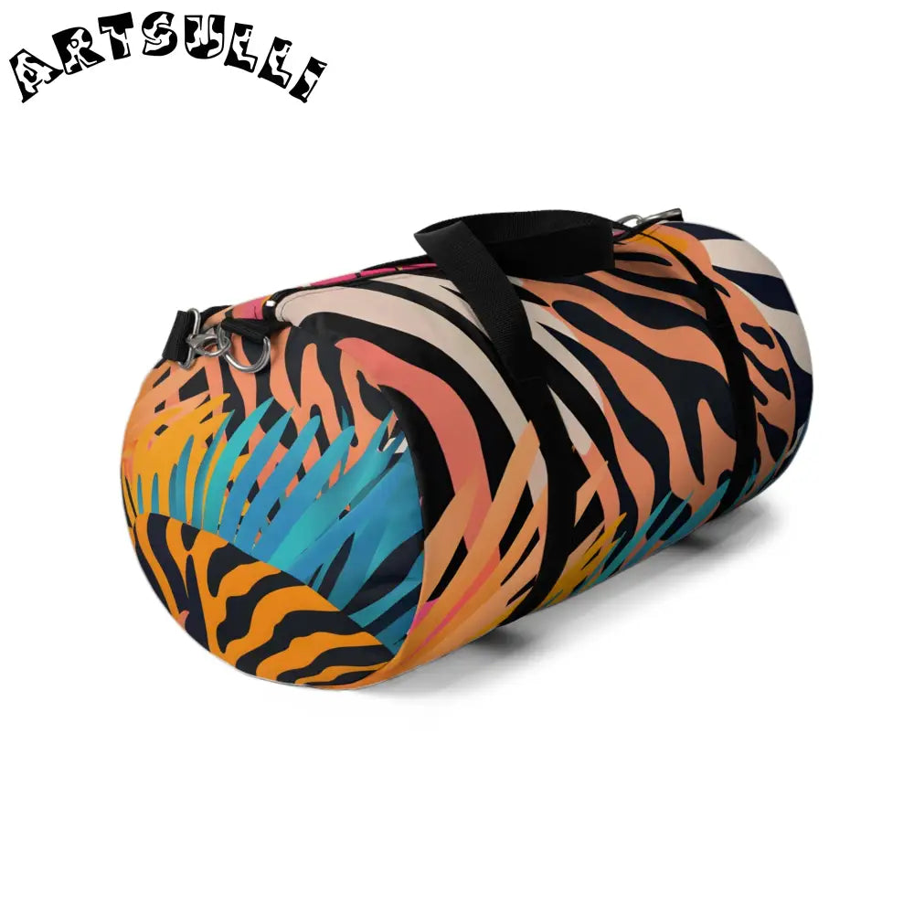 JAKKOUTTHEBXX Leaves x Zebra Custom Printed Duffel Bag 2025