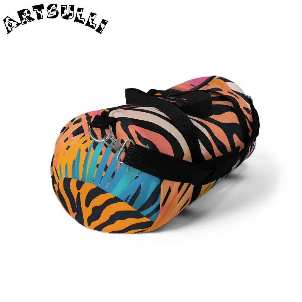 JAKKOUTTHEBXX Leaves x Zebra Custom Printed Duffel Bag 2025