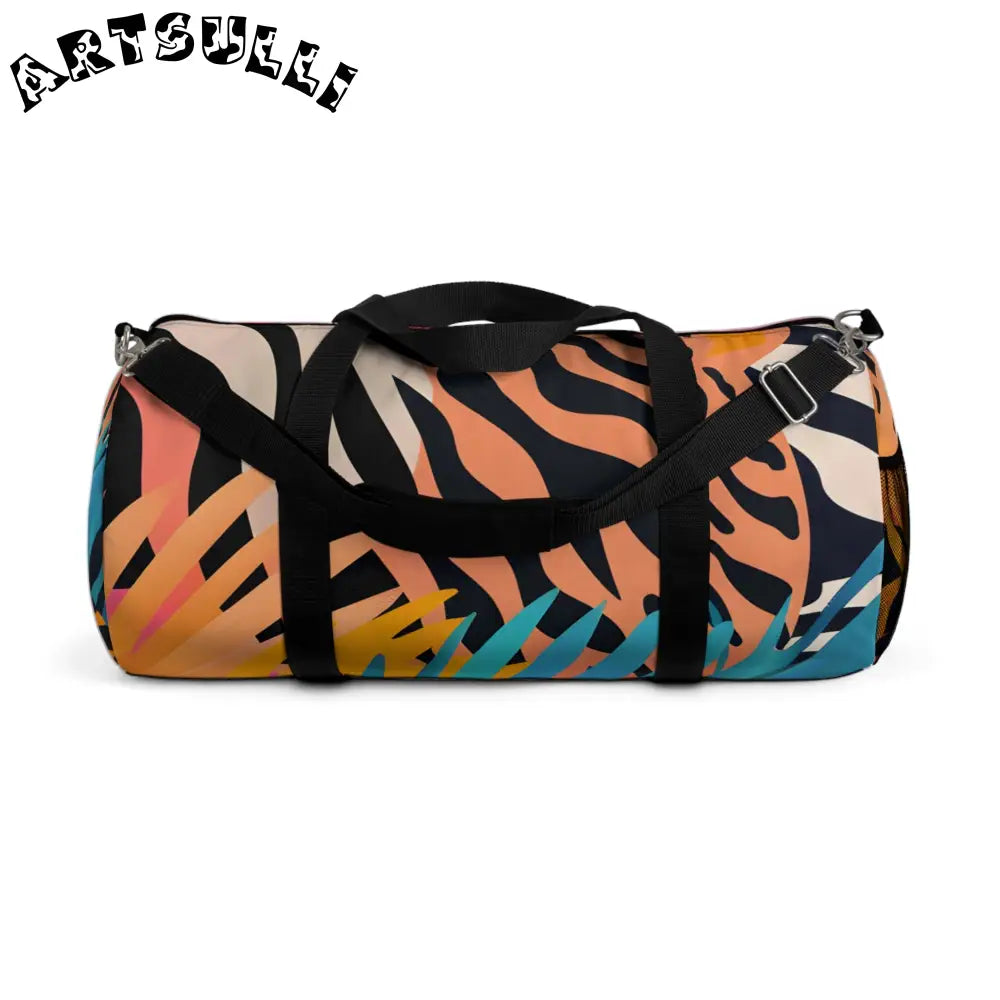 JAKKOUTTHEBXX Leaves x Zebra Custom Printed Duffel Bag 2025