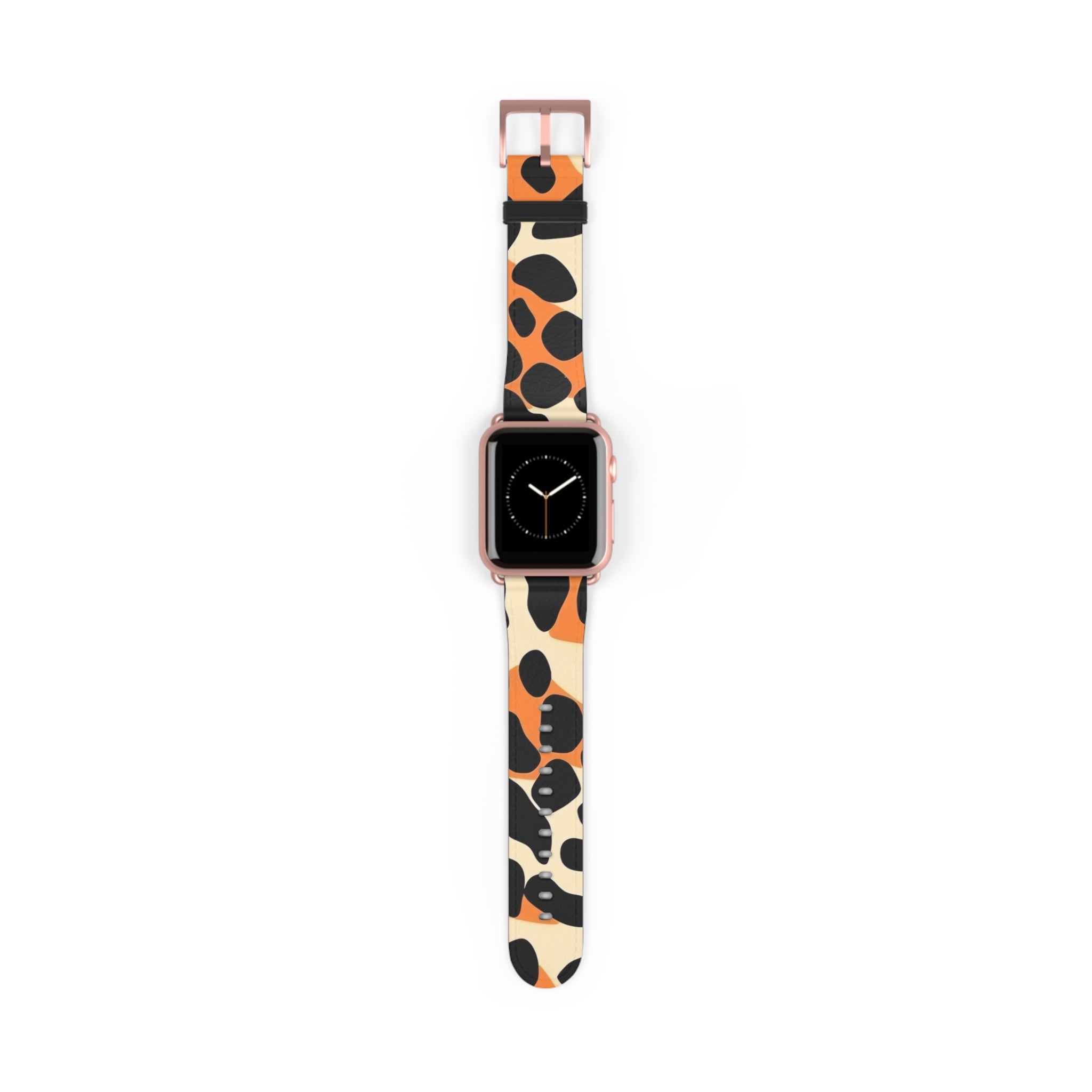 Leopard Print Apple Watch Band, Artsulli - Art is Long, Life is Short, Accessories, Size, 38 - 41 mm, Color, Rose Gold Matte, , , 54047871499666289517