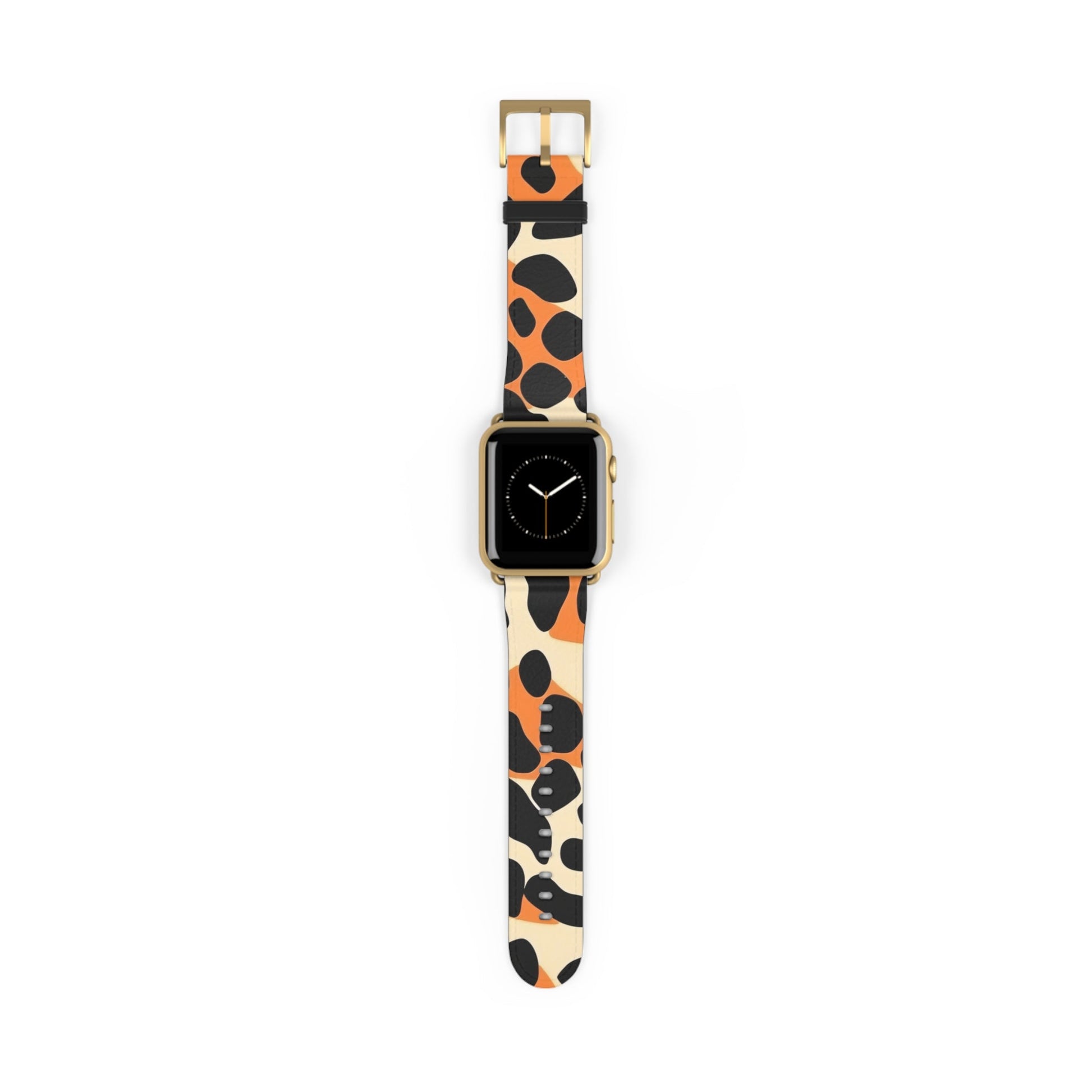 Leopard Print Apple Watch Band, Artsulli - Art is Long, Life is Short, Accessories, Size, 38 - 41 mm, Color, Gold Matte, , , 32753360495161257574