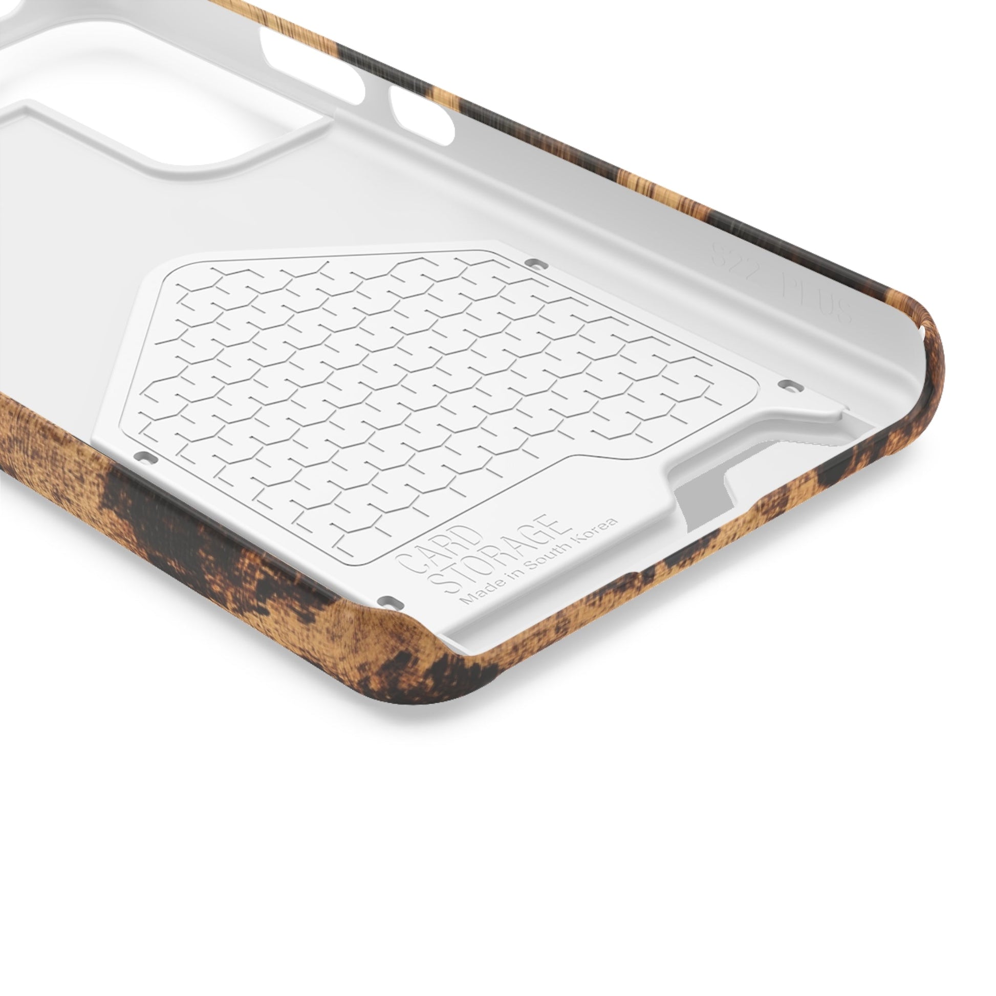 Leopard Print Cardholder Phone Case, Artsulli - Art is Long, Life is Short, Phone Case, , , , , , , 