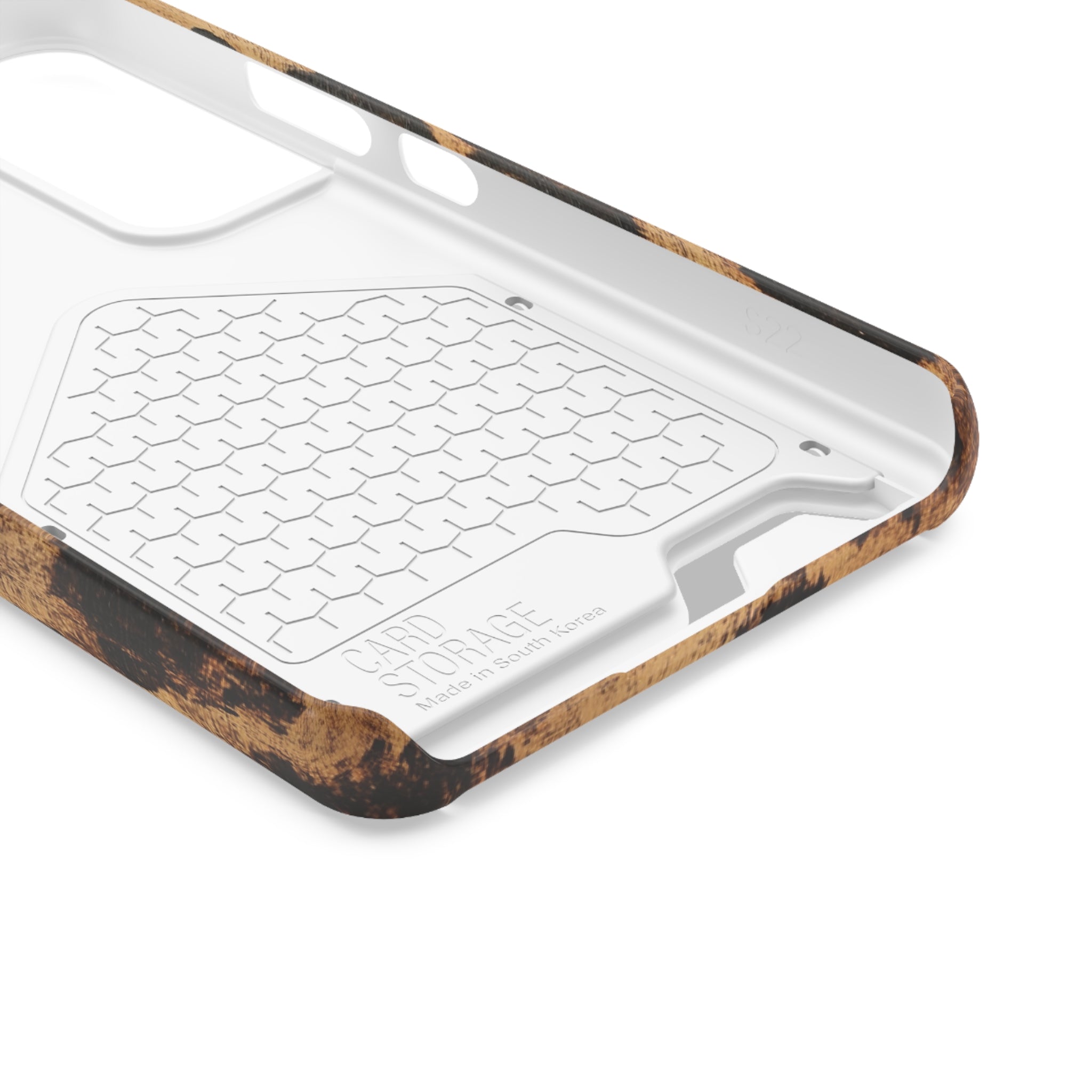 Leopard Print Cardholder Phone Case, Artsulli - Art is Long, Life is Short, Phone Case, , , , , , , 