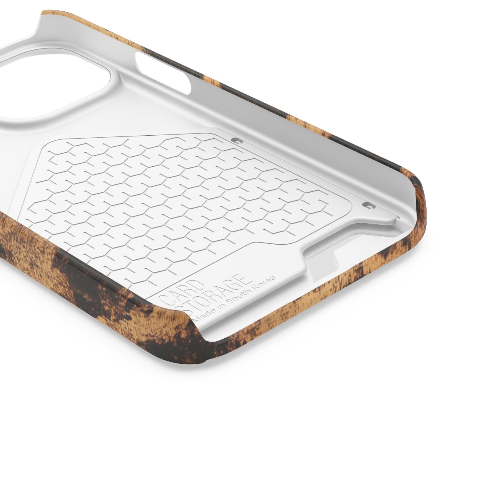 Leopard Print Cardholder Phone Case, Artsulli - Art is Long, Life is Short, Phone Case, , , , , , , 