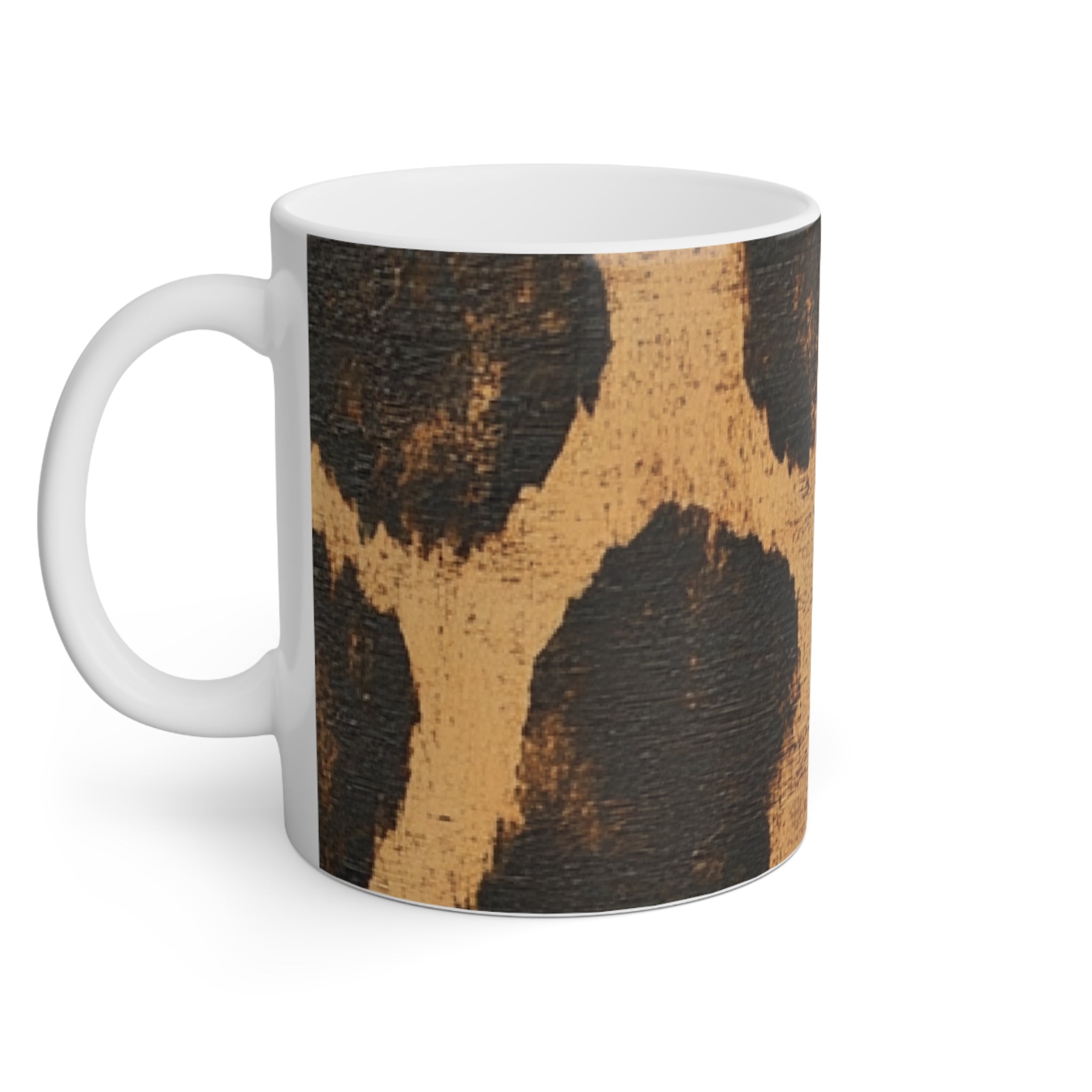 Leopard Print Ceramic Mug, Artsulli - Art is Long, Life is Short, Mug, , , , , , , 