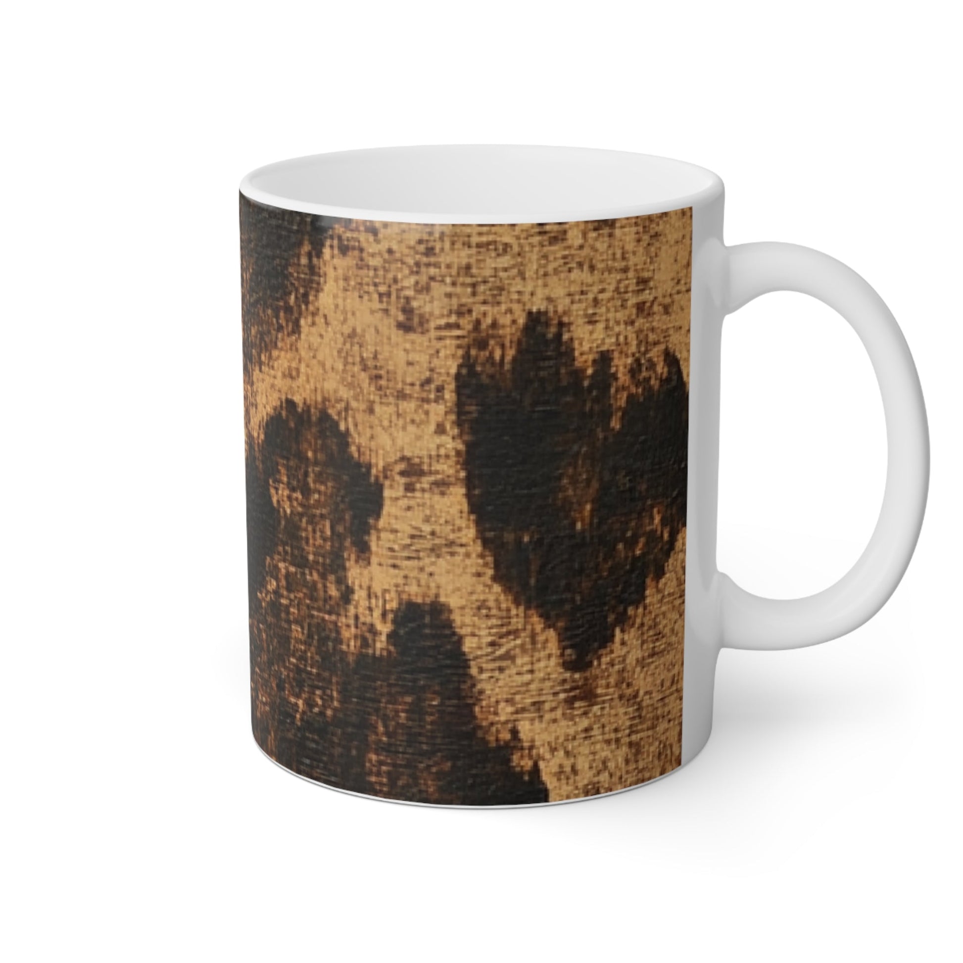 Leopard Print Ceramic Mug, Artsulli - Art is Long, Life is Short, Mug, , , , , , , 