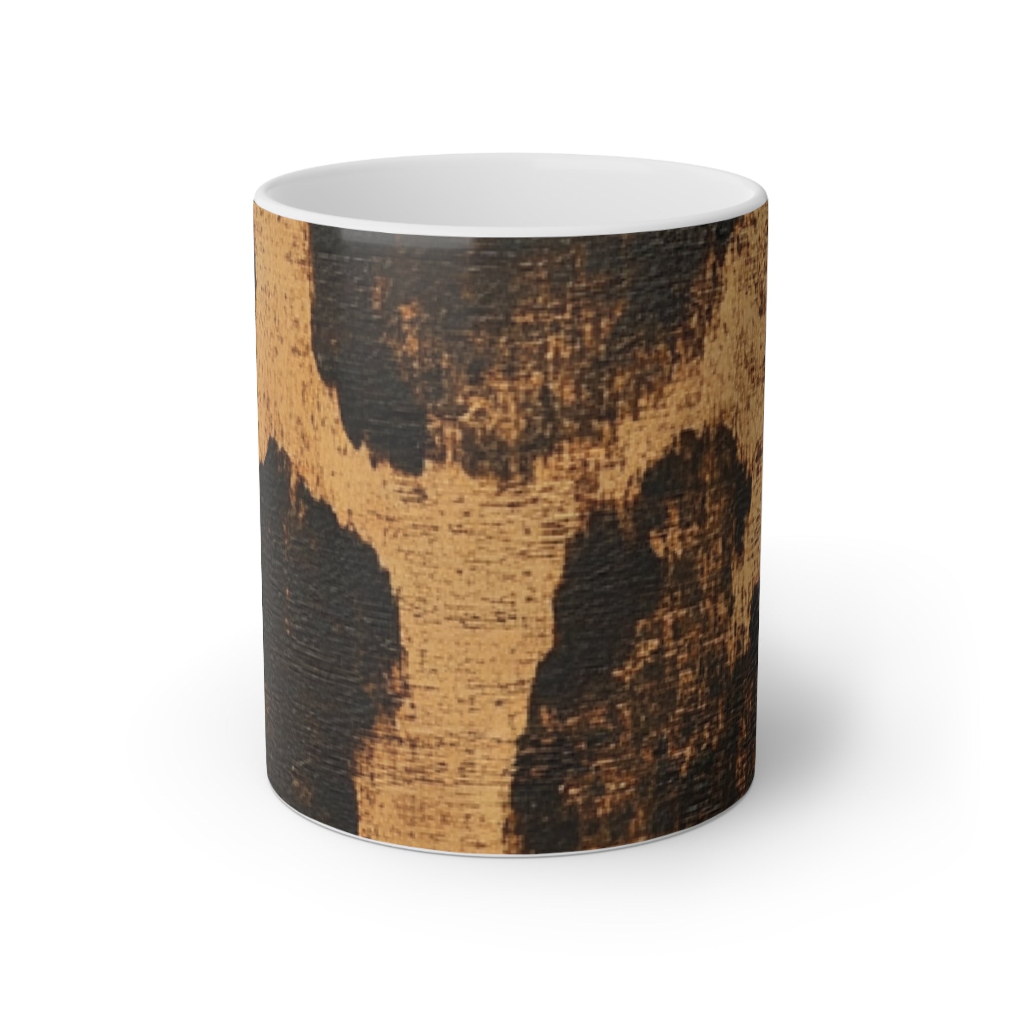 Leopard Print Ceramic Mug, Artsulli - Art is Long, Life is Short, Mug, Size, 11oz, Color, White, , , 32754163597662187265