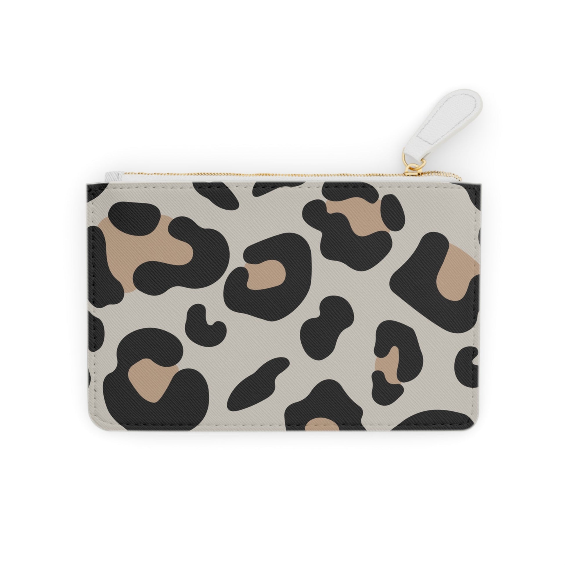 Leopard Print Clutch Bag, Artsulli - Art is Long, Life is Short, Bags, Size, 6.3” x 4”, Color, White, , , 22612670460151806329