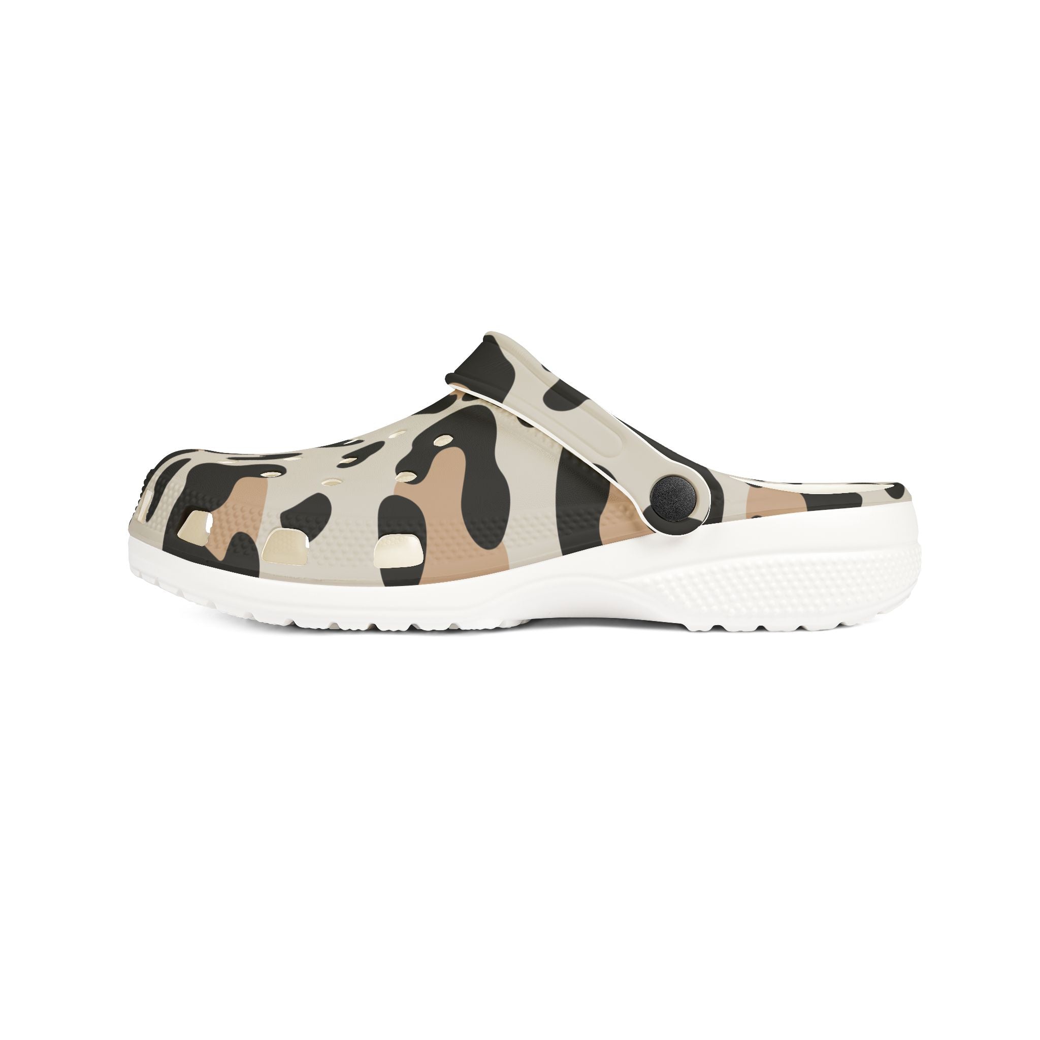 Leopard Print EVA Foam Clogs, Artsulli - Art is Long, Life is Short, Shoes, , , , , , , 