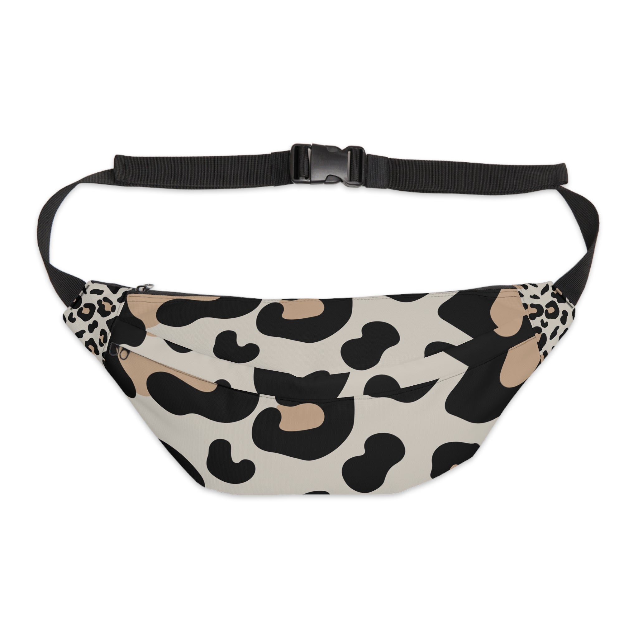 Leopard Print Fanny Pack, Artsulli - Art is Long, Life is Short, Bags, Size, 8" × 9" × 4'', , , , , 53300243620379160086