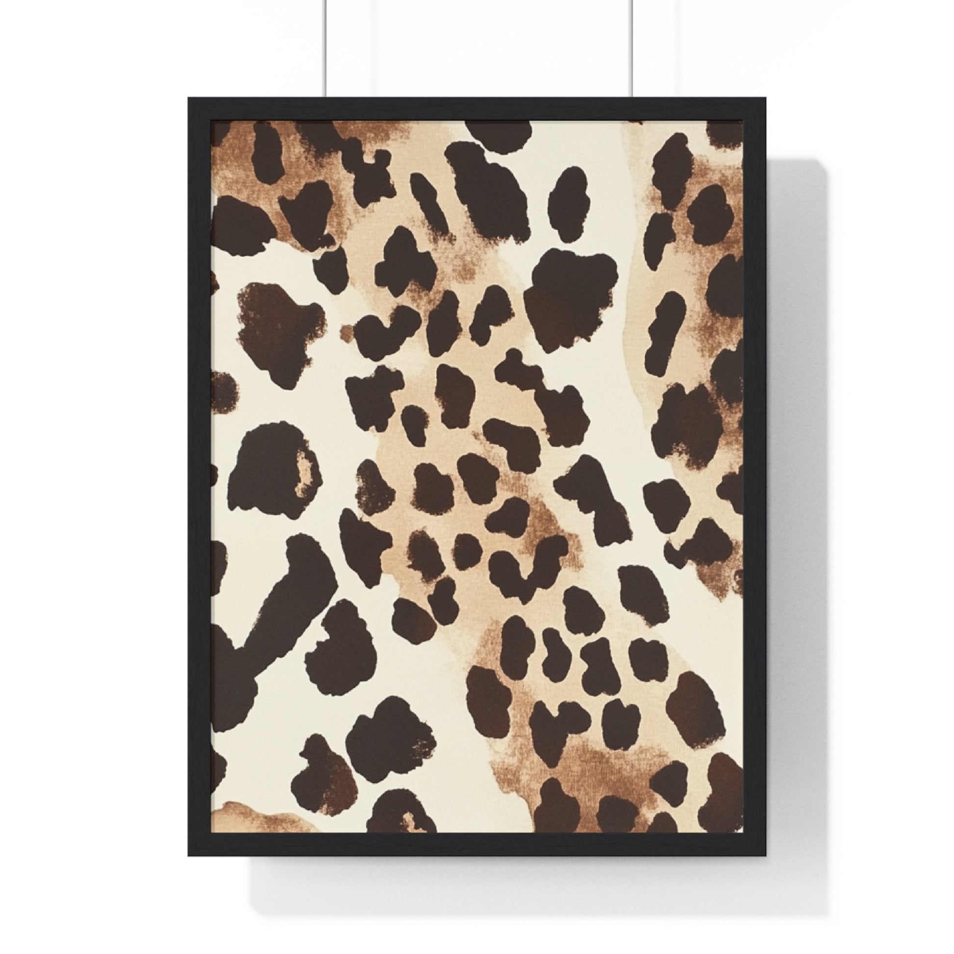 Leopard Print Framed Art, Artsulli - Art is Long, Life is Short, Poster, Size, 18″ x 24″, Color, Black, , , 27689136724596575194