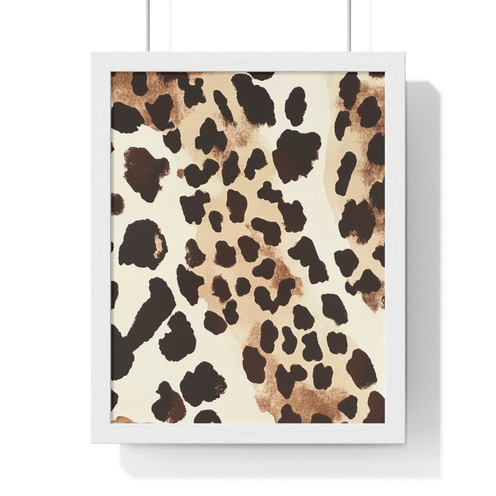 Leopard Print Framed Art, Artsulli - Art is Long, Life is Short, Poster, Size, 11″ x 14″, Color, White, , , 32447921297845809962