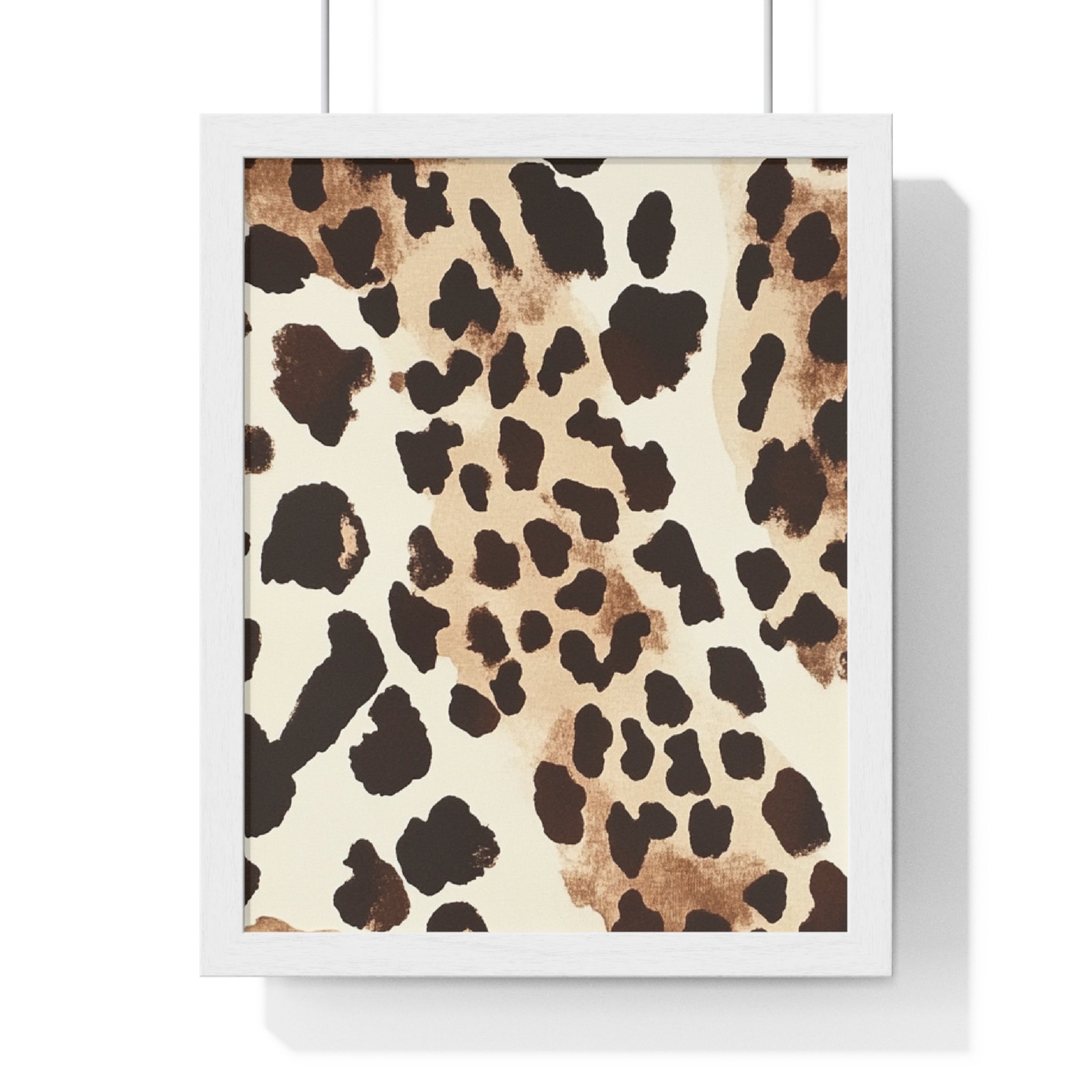 Leopard Print Framed Art, Artsulli - Art is Long, Life is Short, Poster, Size, 11″ x 14″, Color, White, , , 32447921297845809962
