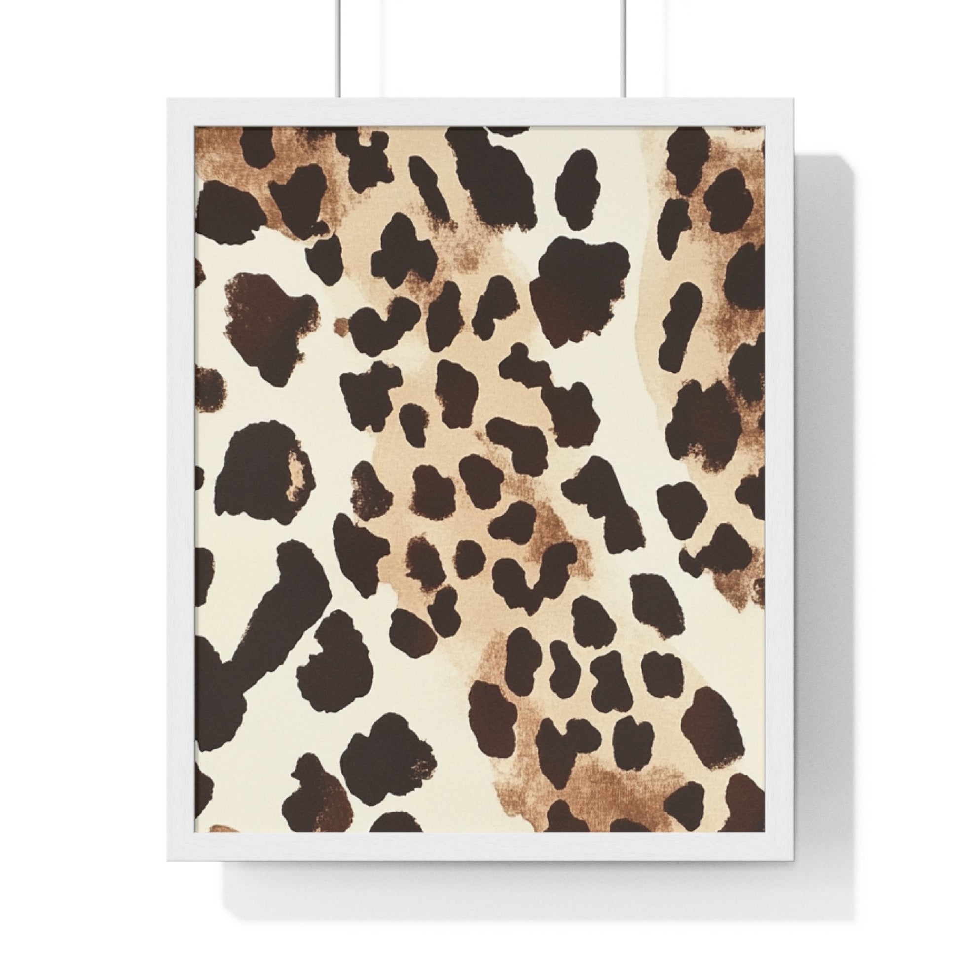Leopard Print Framed Art, Artsulli - Art is Long, Life is Short, Poster, Size, 16" x 20", Color, White, , , 20607237614681614438