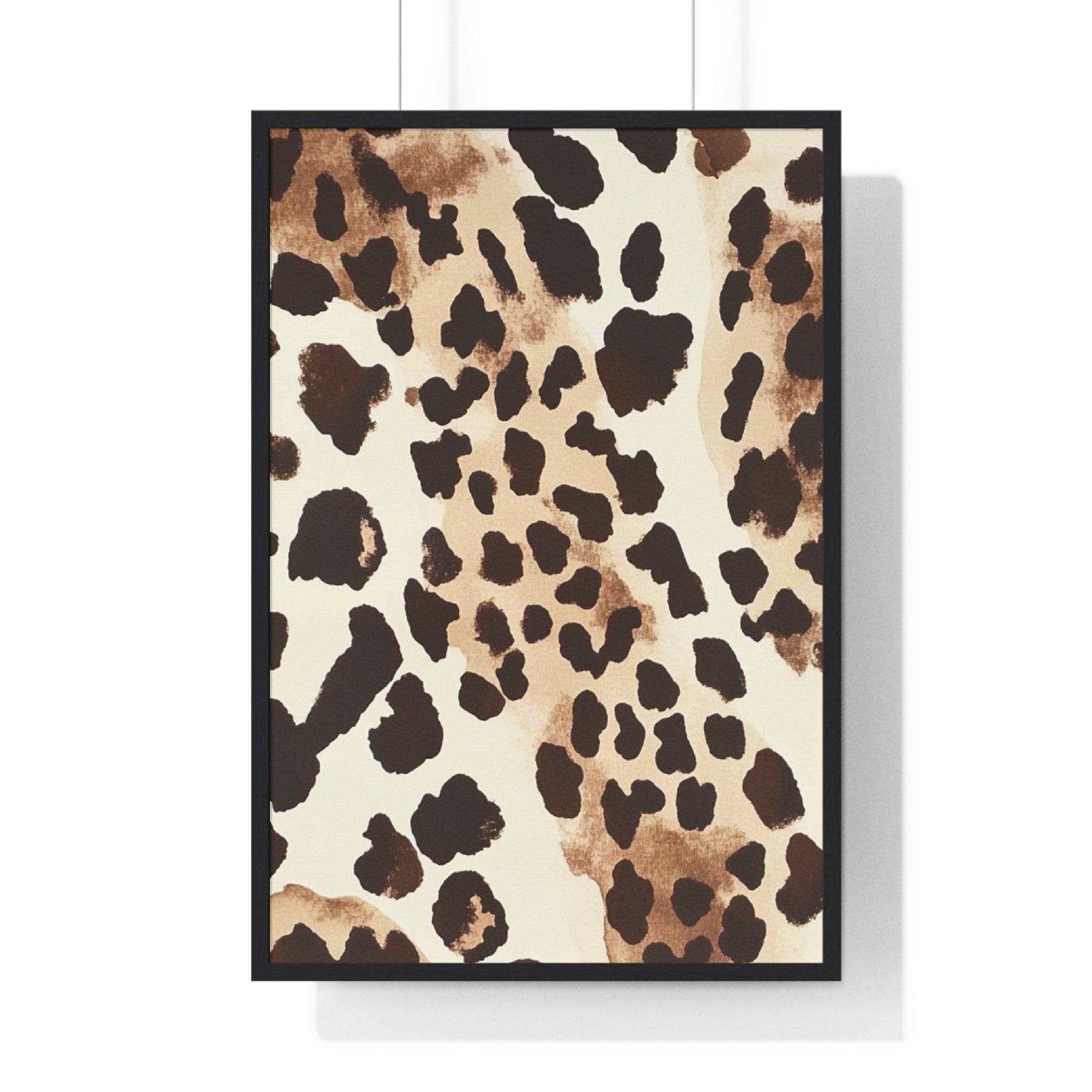 Leopard Print Framed Art, Artsulli - Art is Long, Life is Short, Poster, Size, 24″ x 36″, Color, Black, , , 31819312134372134663