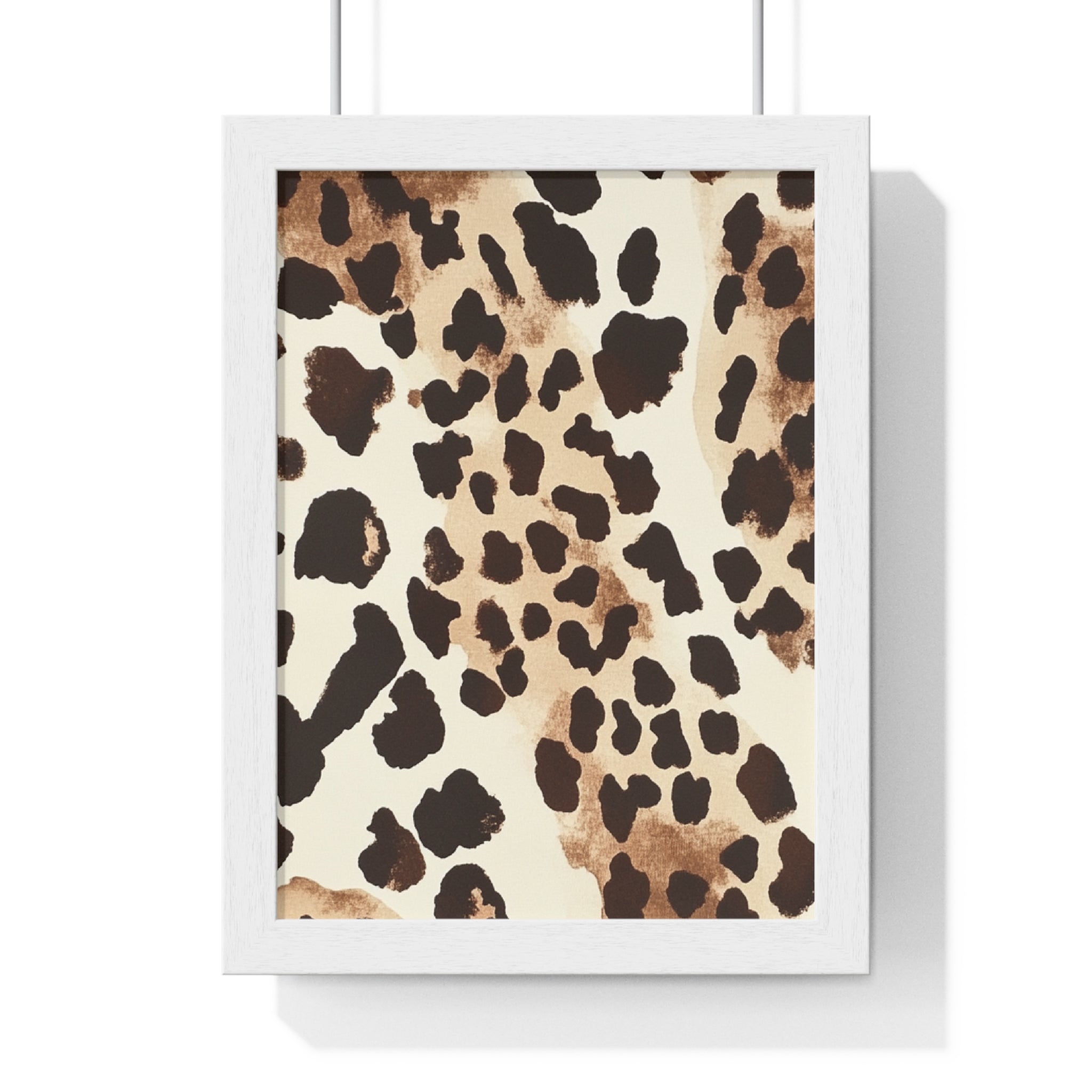 Leopard Print Framed Art, Artsulli - Art is Long, Life is Short, Poster, Size, 8" x 11", Color, White, , , 14137838524474763636