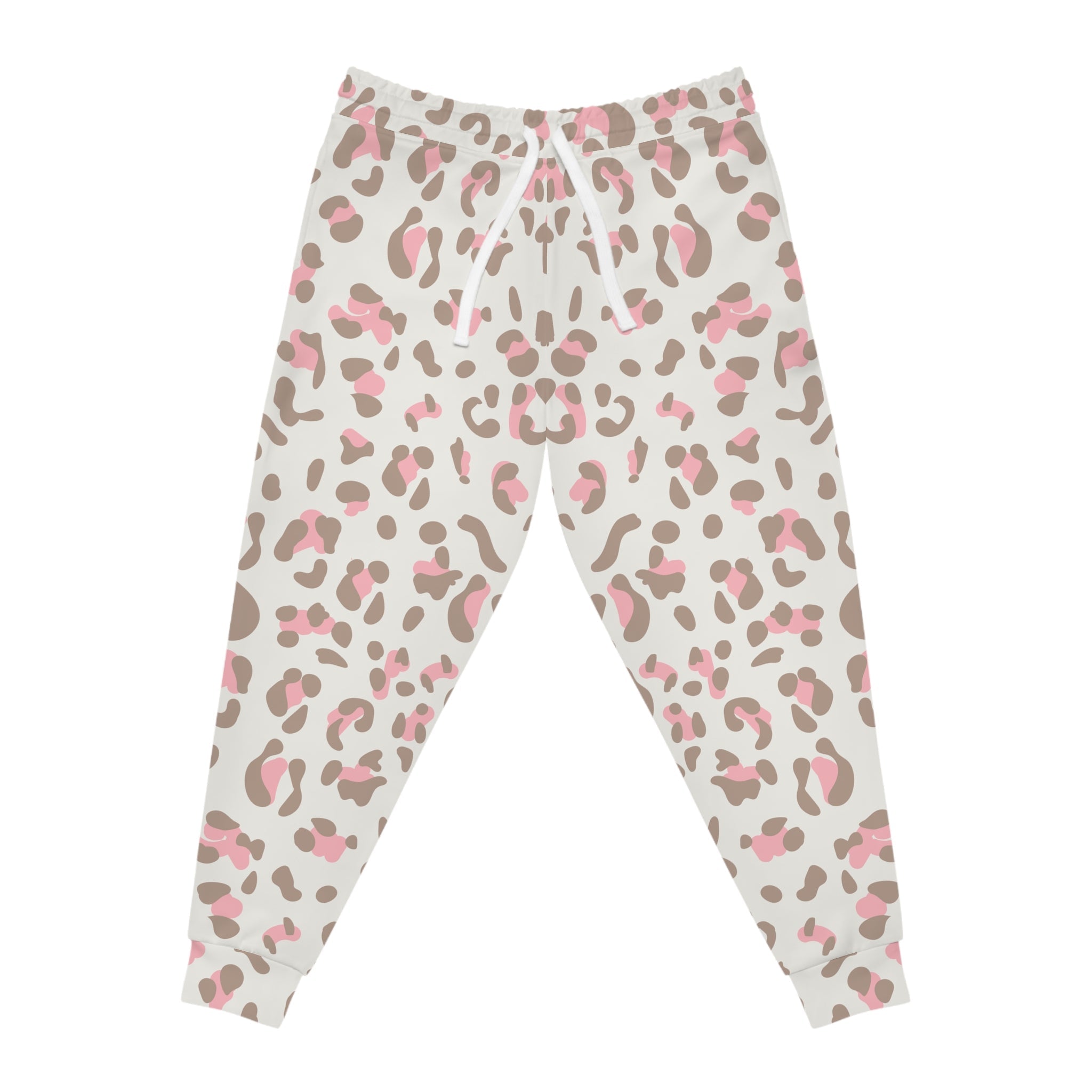 Leopard Print Joggers, Artsulli - Art is Long, Life is Short, All Over Prints, Size, S, Color, Seam thread color automatically matched to design, , , 56054327500700256192