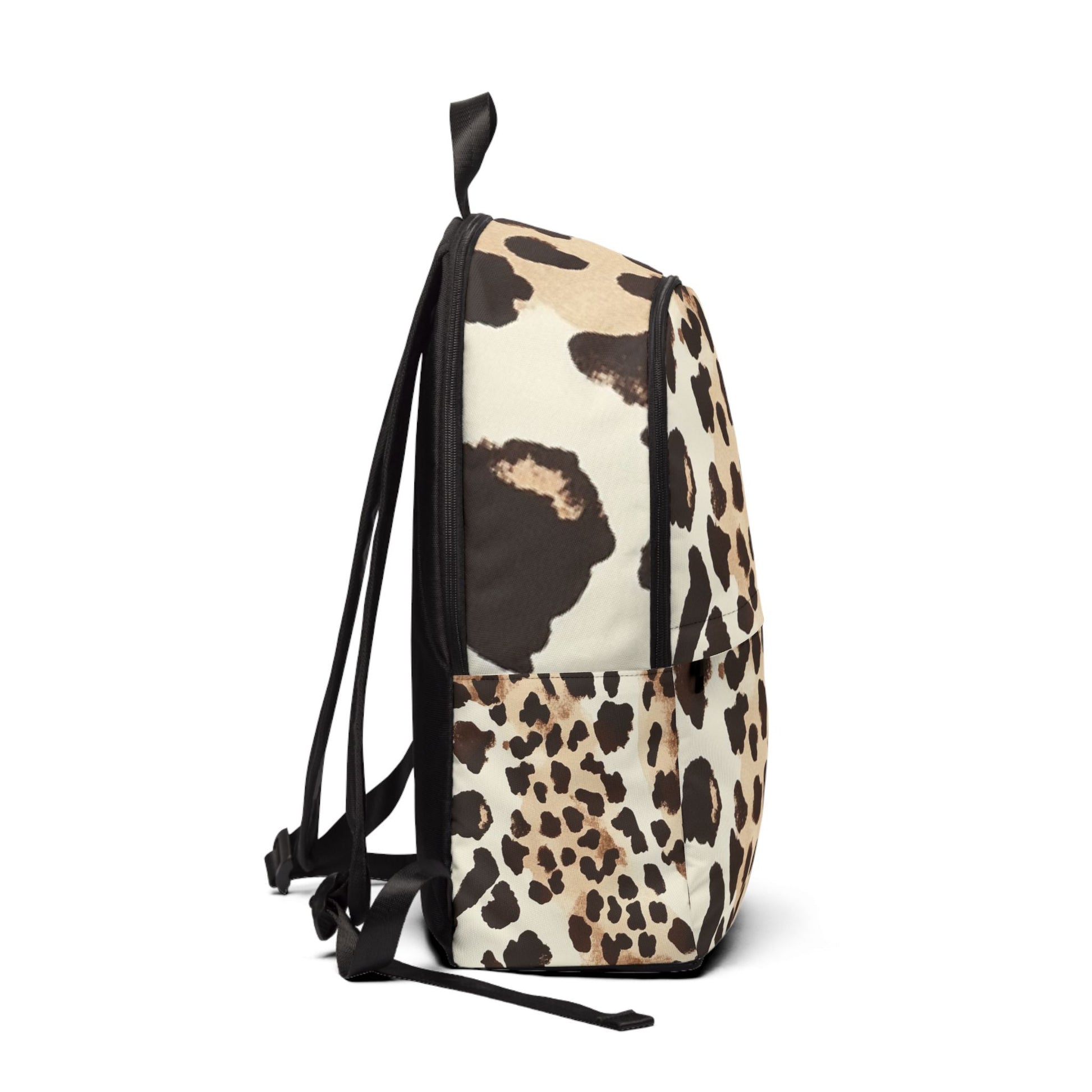 Leopard Print Laptop Backpack, Artsulli - Art is Long, Life is Short, Bags, , , , , , , 